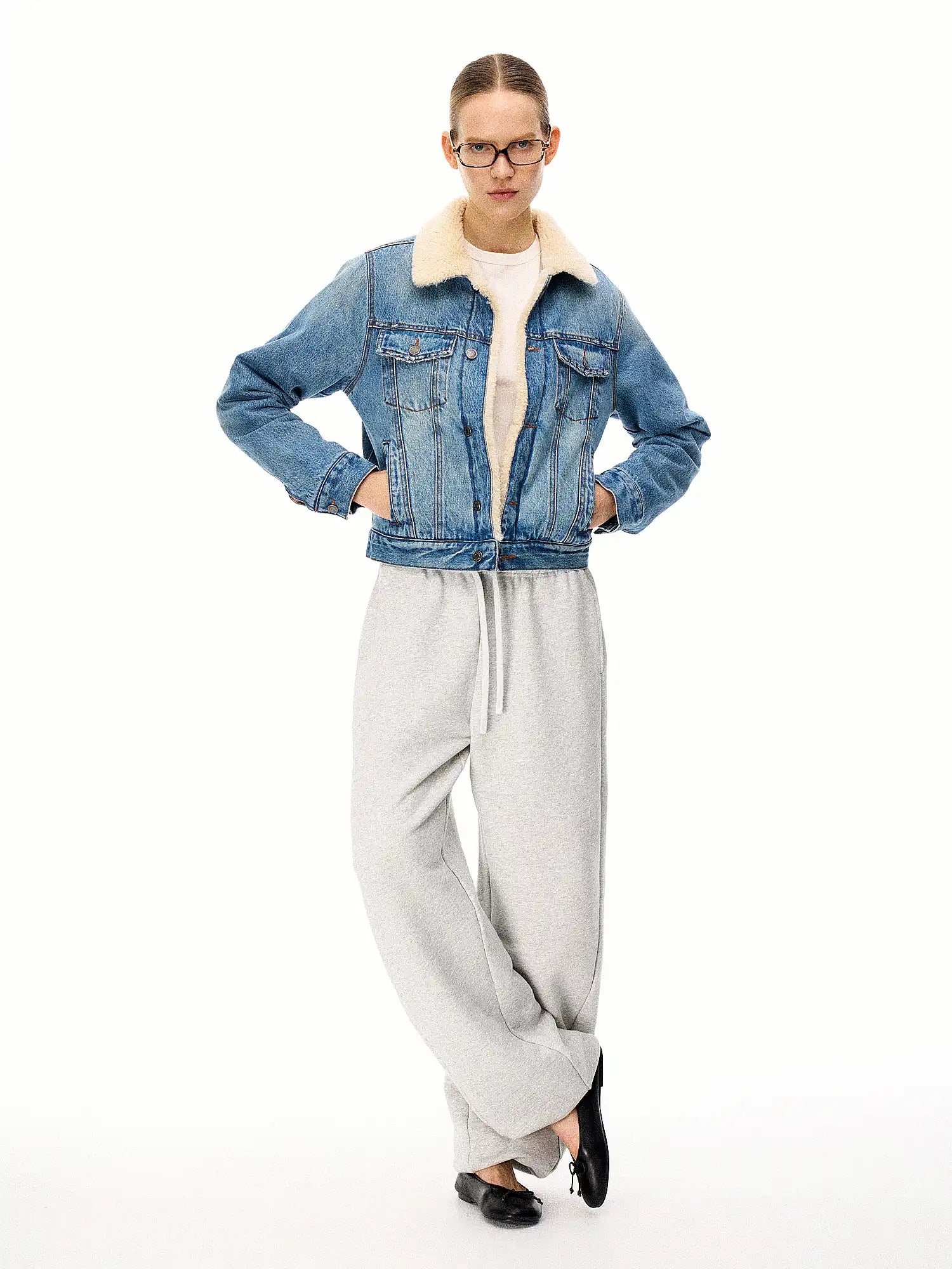 FirstFloor Fur Collar Classic Denim Jacket | Canton Collective