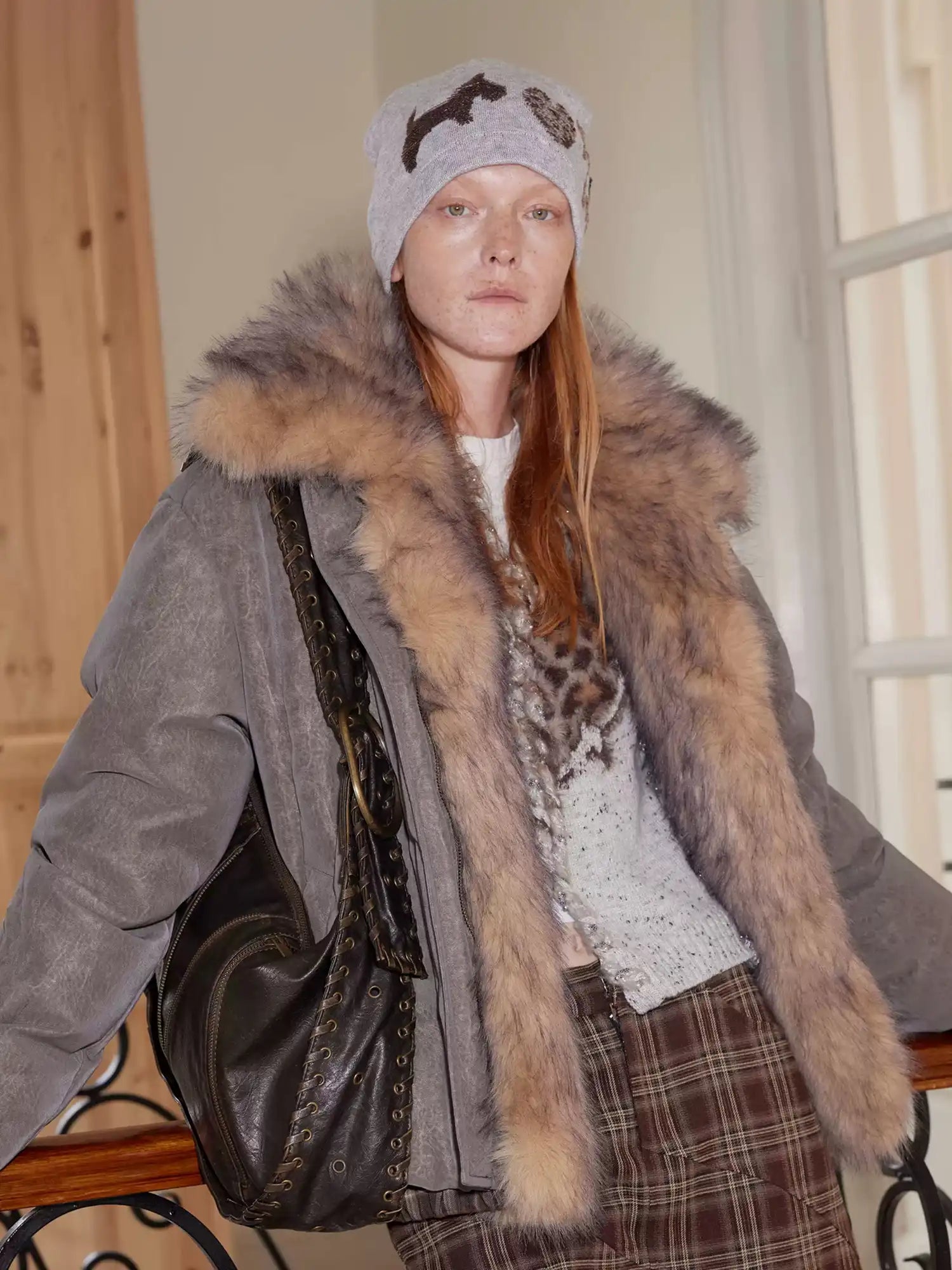 2th Desire Fur Collar Quilted Down Jacket | Canton Collective