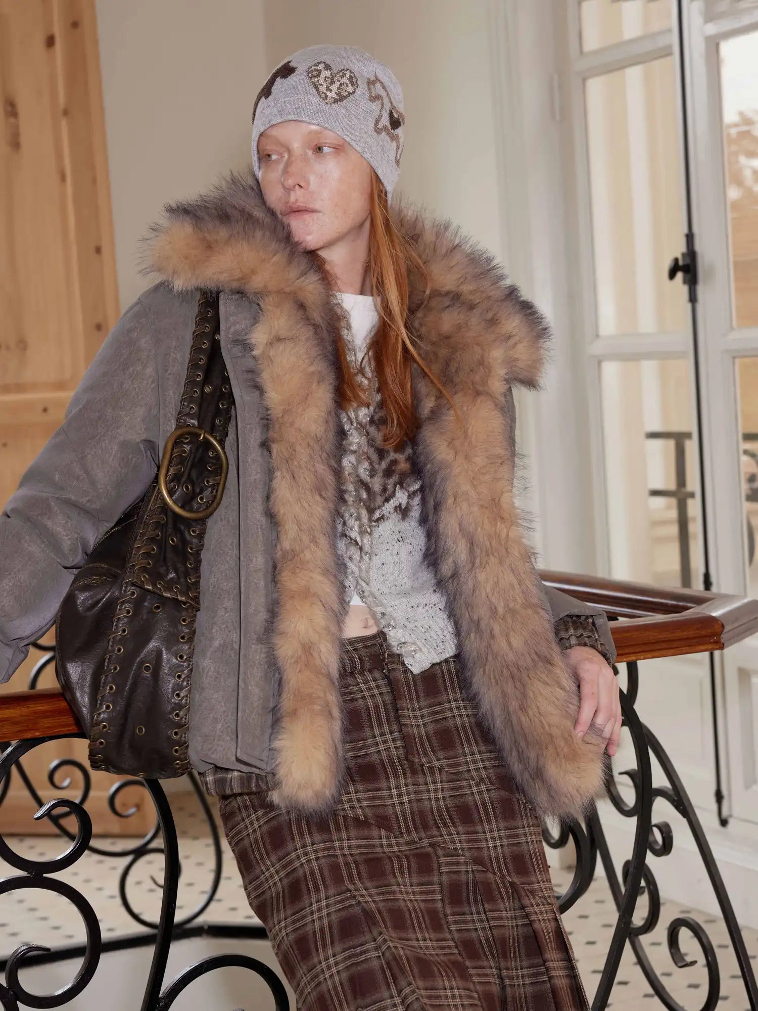 2th Desire Fur Collar Quilted Down Jacket | Canton Collective