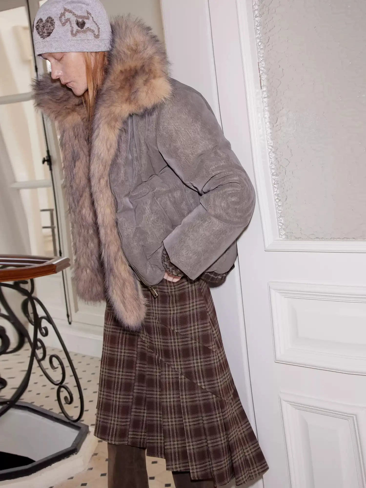 2th Desire Fur Collar Quilted Down Jacket | Canton Collective