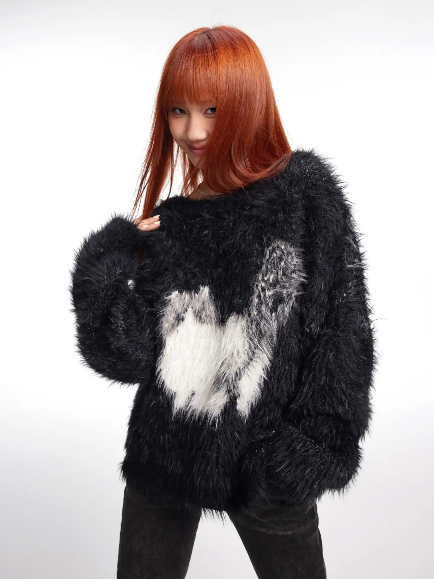 Deleteex Fuzzy kitty Sweater | Canton Collective