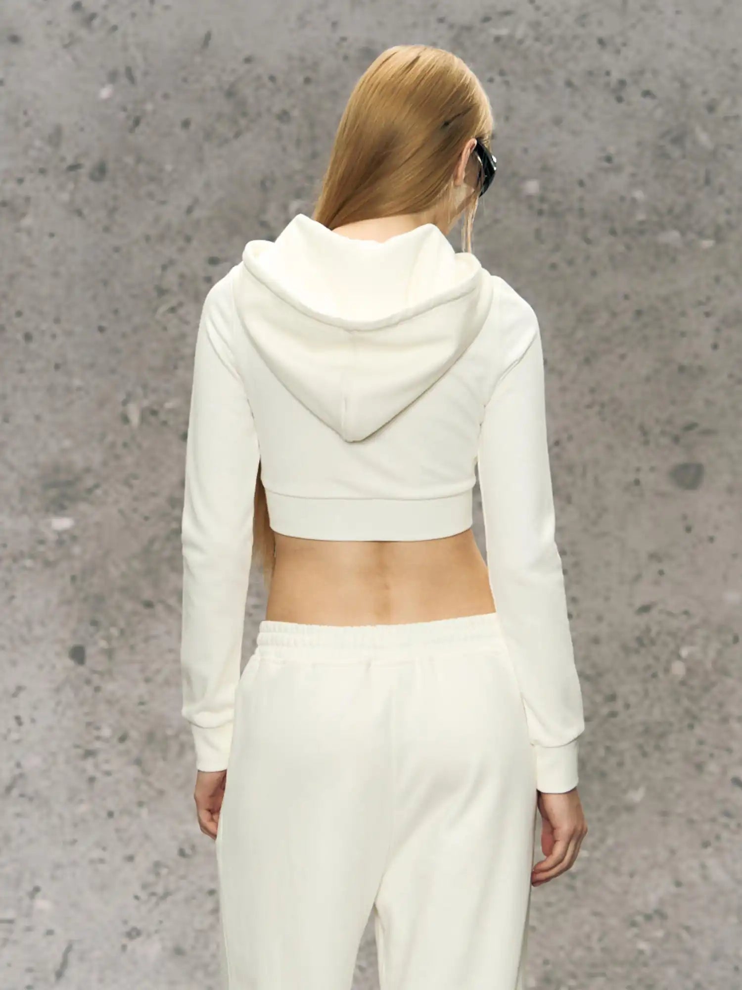 Deleteex Glossy Finish Cropped Hoodie | Canton Collective