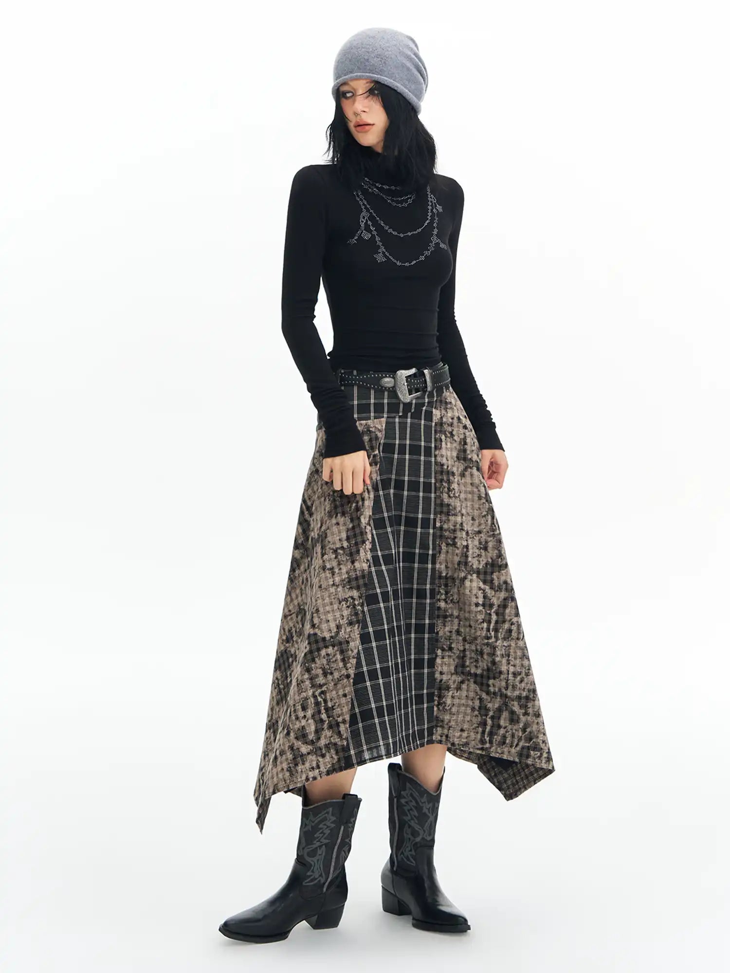 Deleteex Gothic Print Skirt | Canton Collective