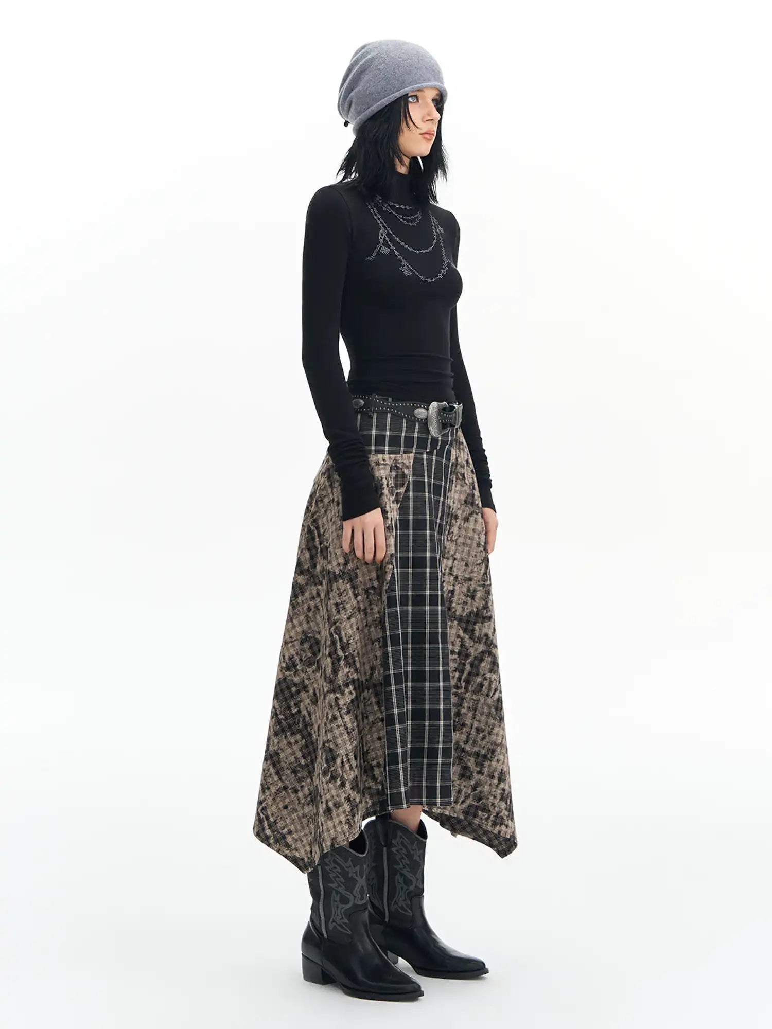 Deleteex Gothic Print Skirt | Canton Collective