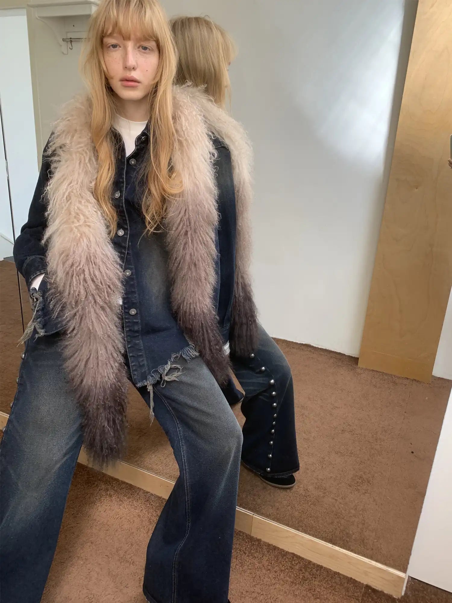 1Jinn Studio Gradient Color Large Scarf | Canton Collective