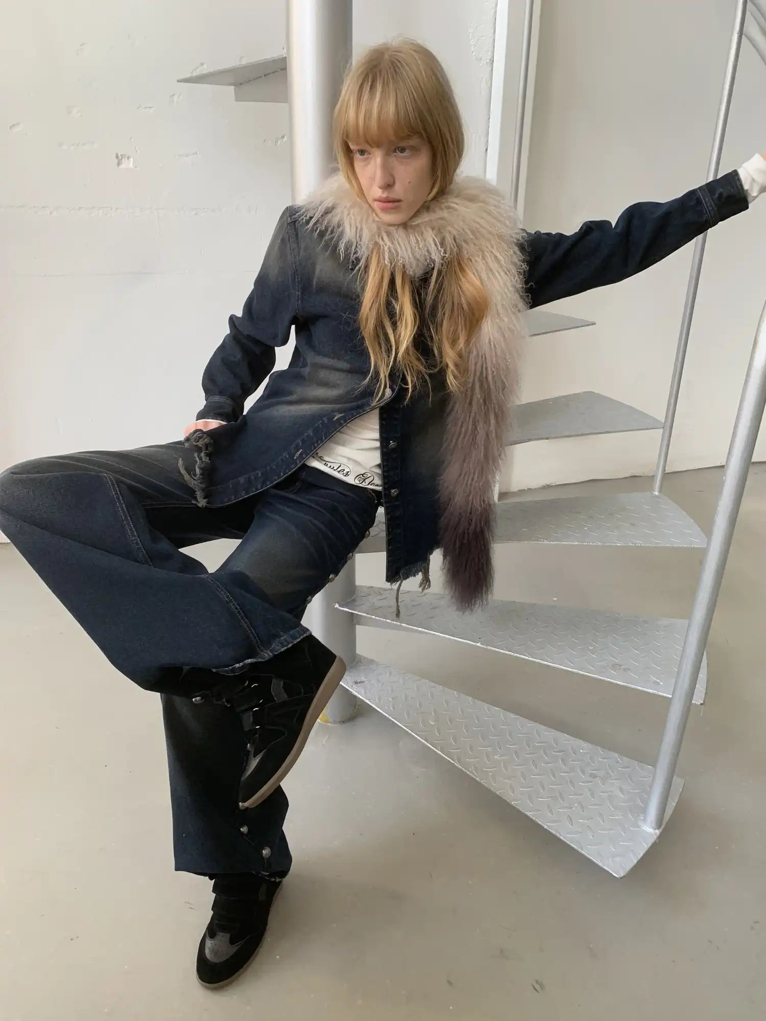 1Jinn Studio Gradient Color Large Scarf | Canton Collective