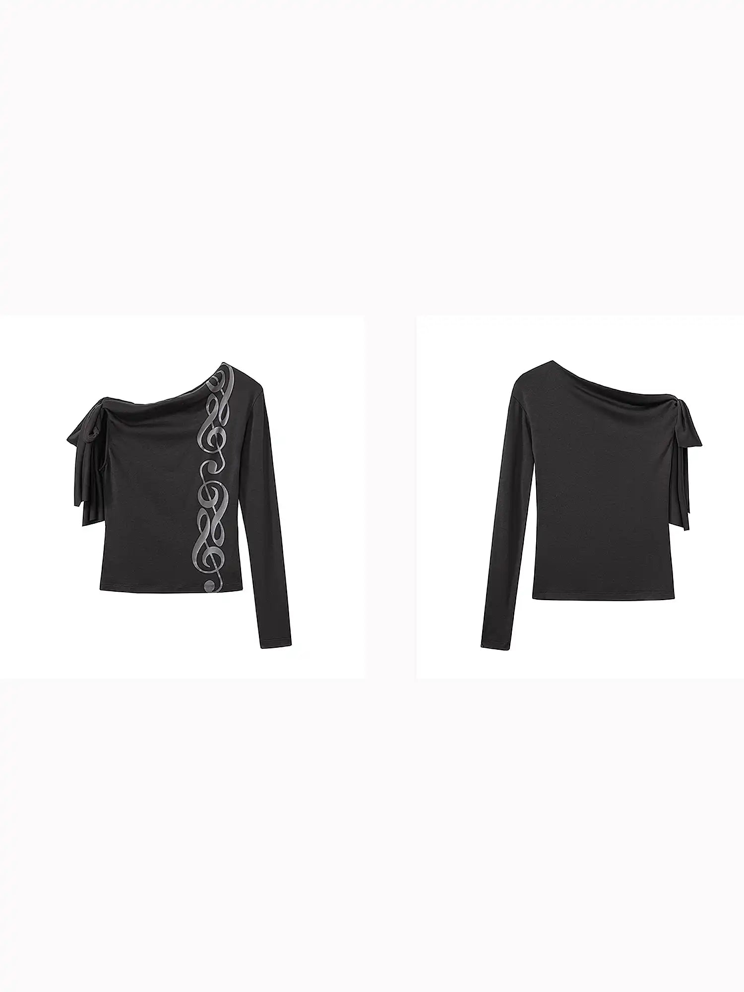 Deleteex Grunge Sleaze Lace-Up One Shoulder Top | Canton Collective
