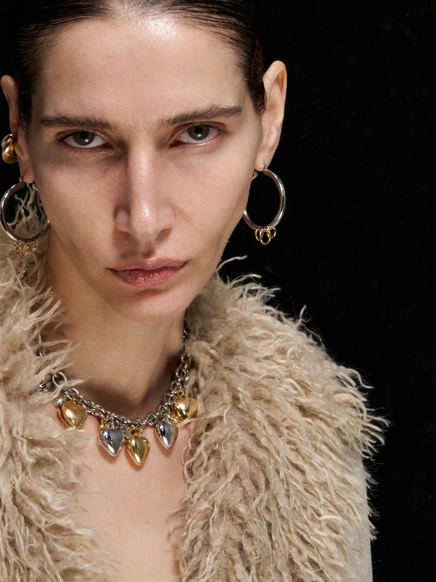 1Jinn M2M Heart-Shaped Pendant Choker | Canton Collective