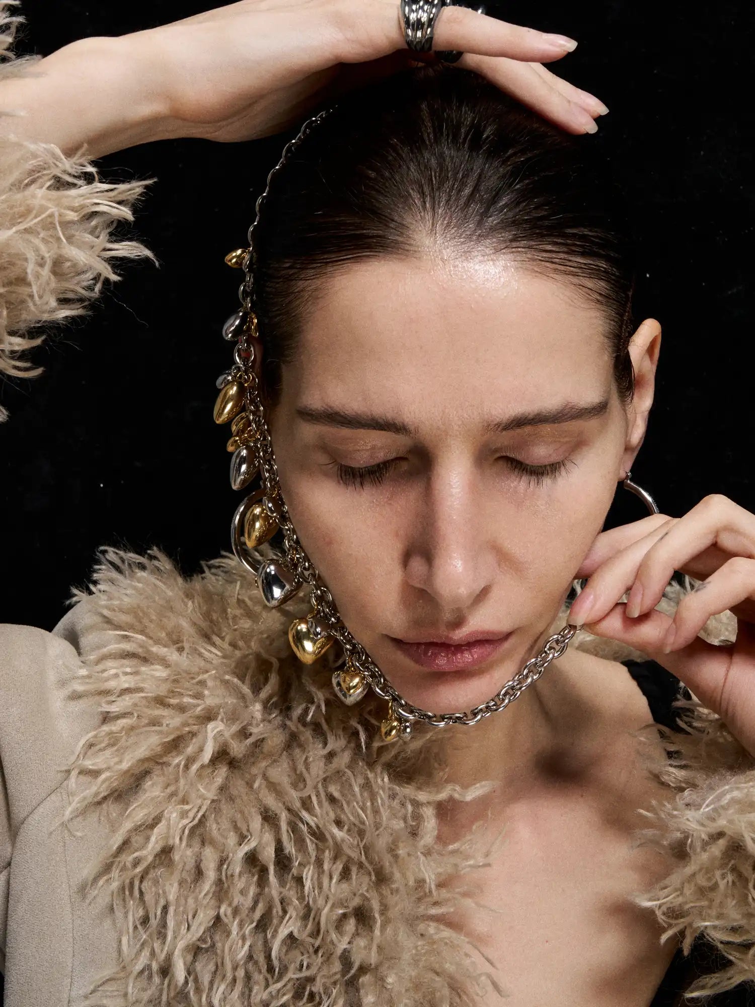 1Jinn M2M Heart-Shaped Pendant Choker | Canton Collective