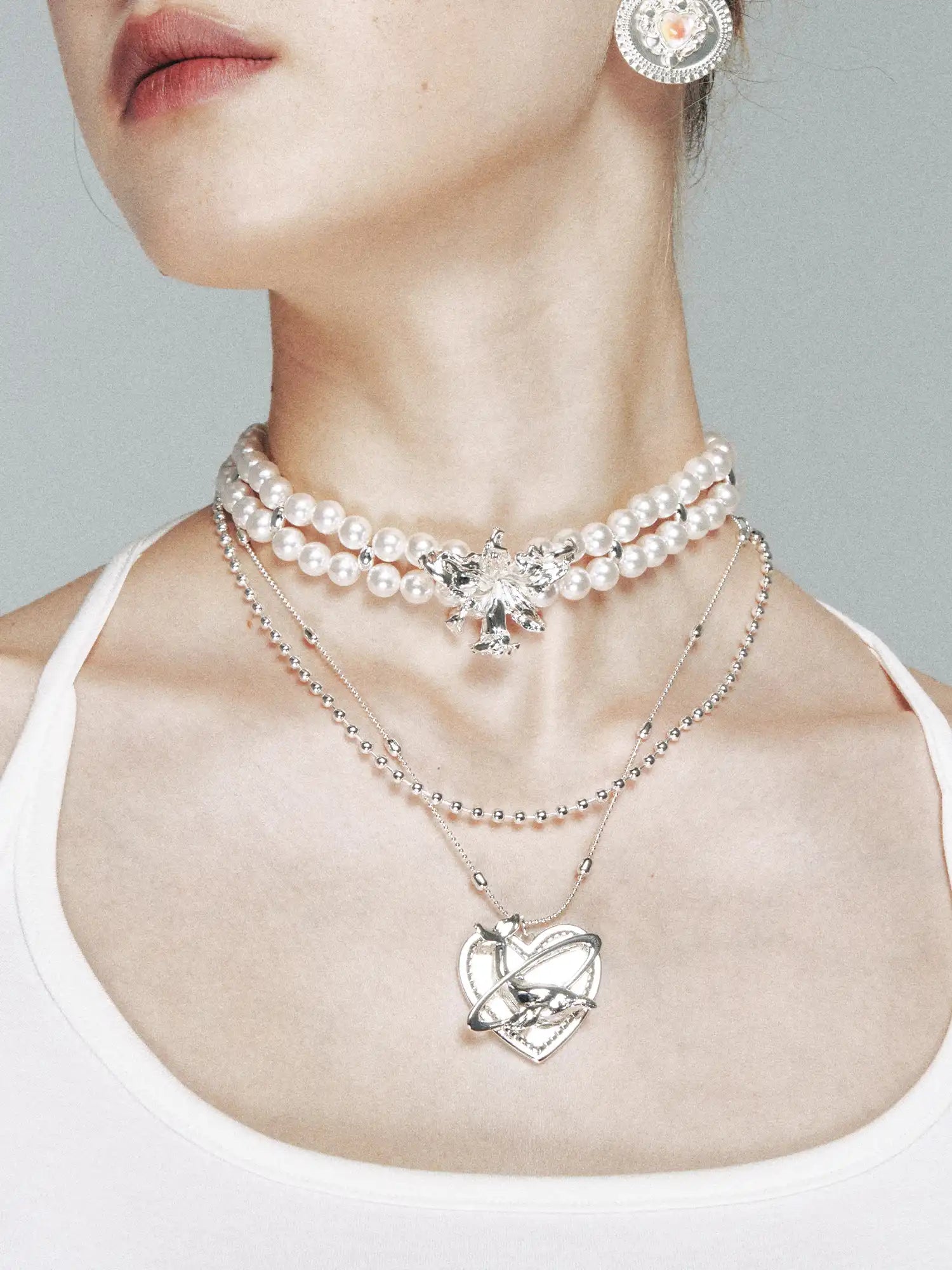 1Jinn M2M Heart Dolphin Pendant Necklace | Canton Collective