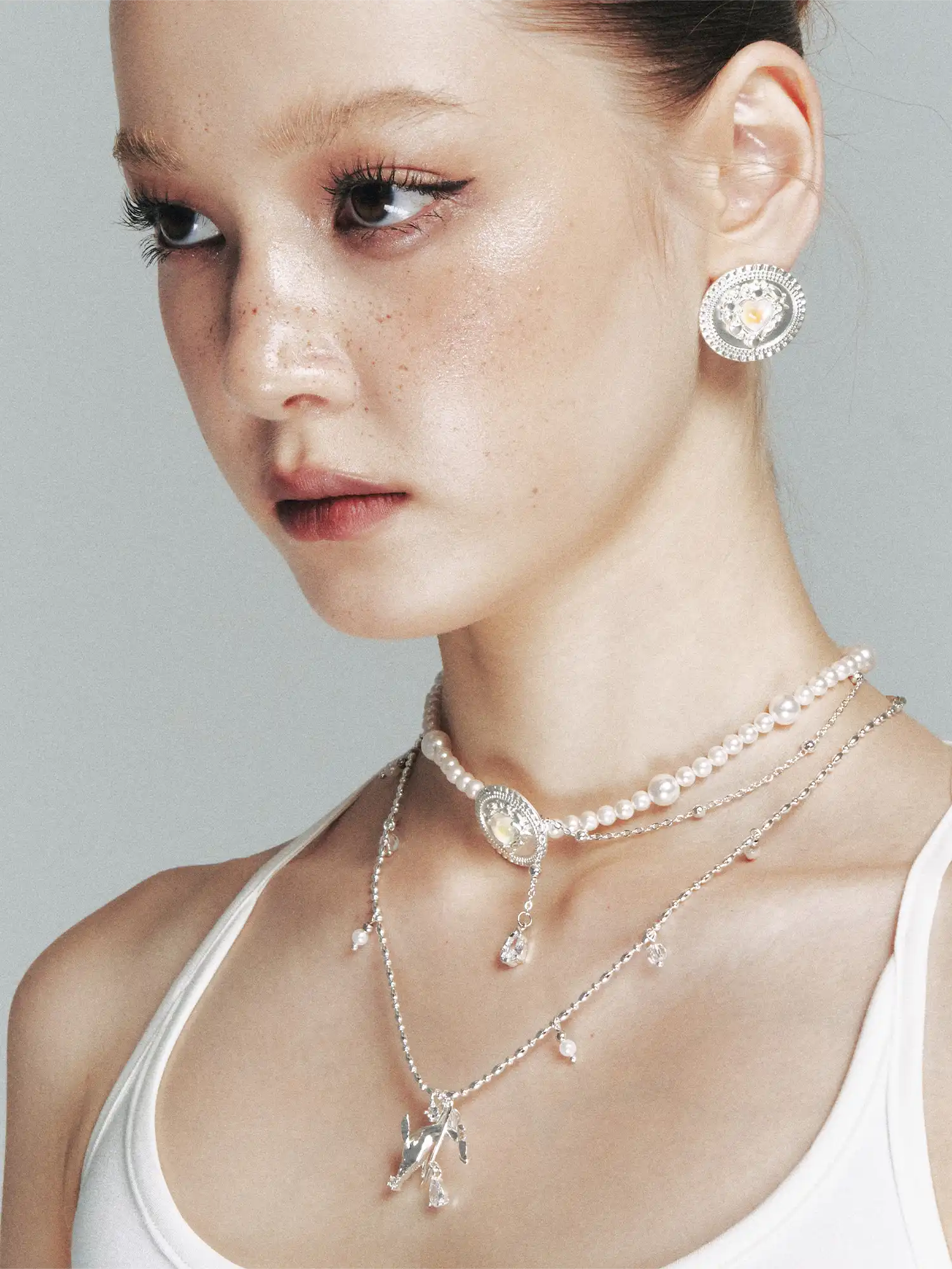 1Jinn M2M Heart Opal Pearl Necklace | Canton Collective
