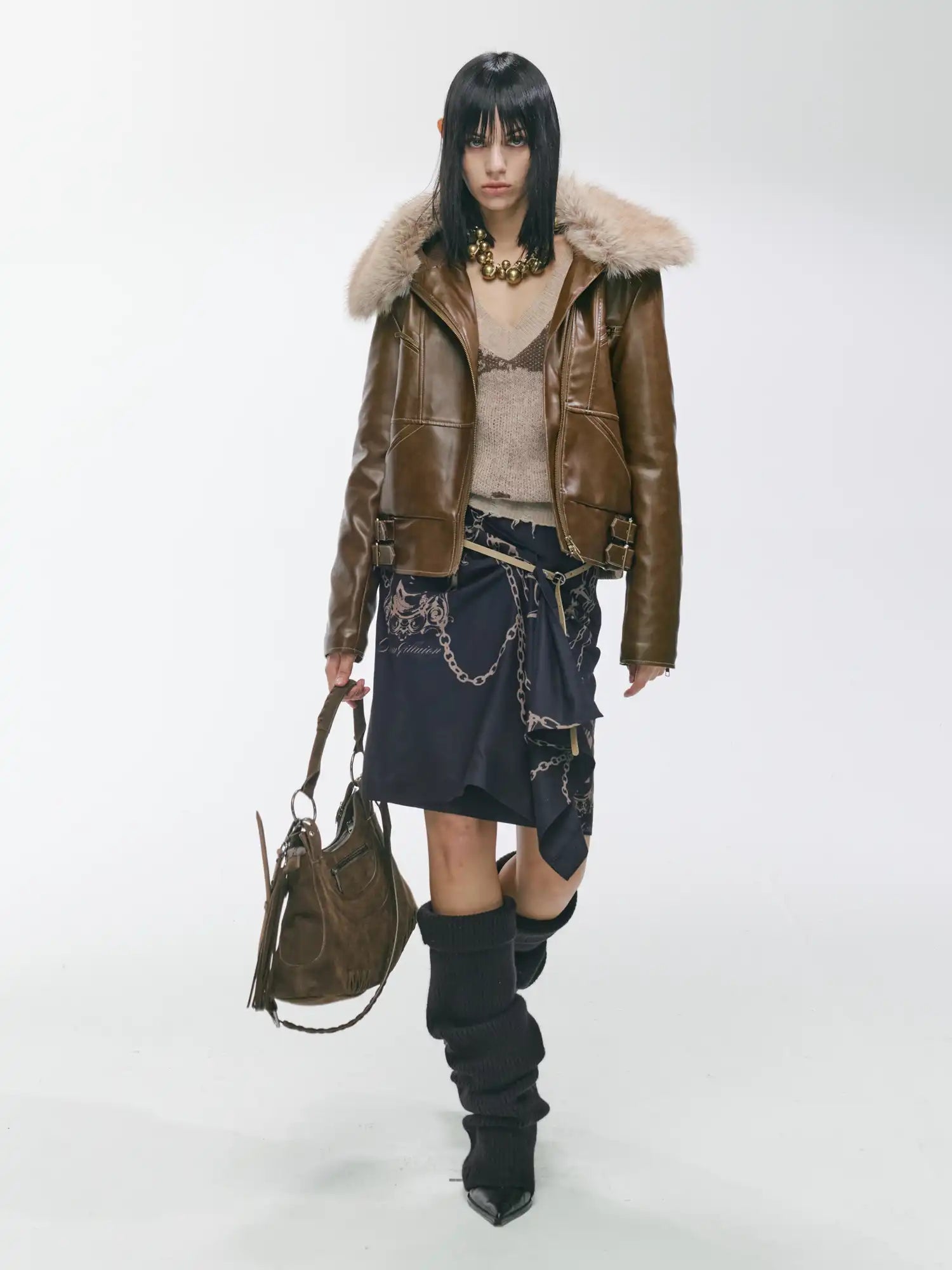 2th Desire Heavy-Duty Punk Quilted Leather Jacket | Canton Collective