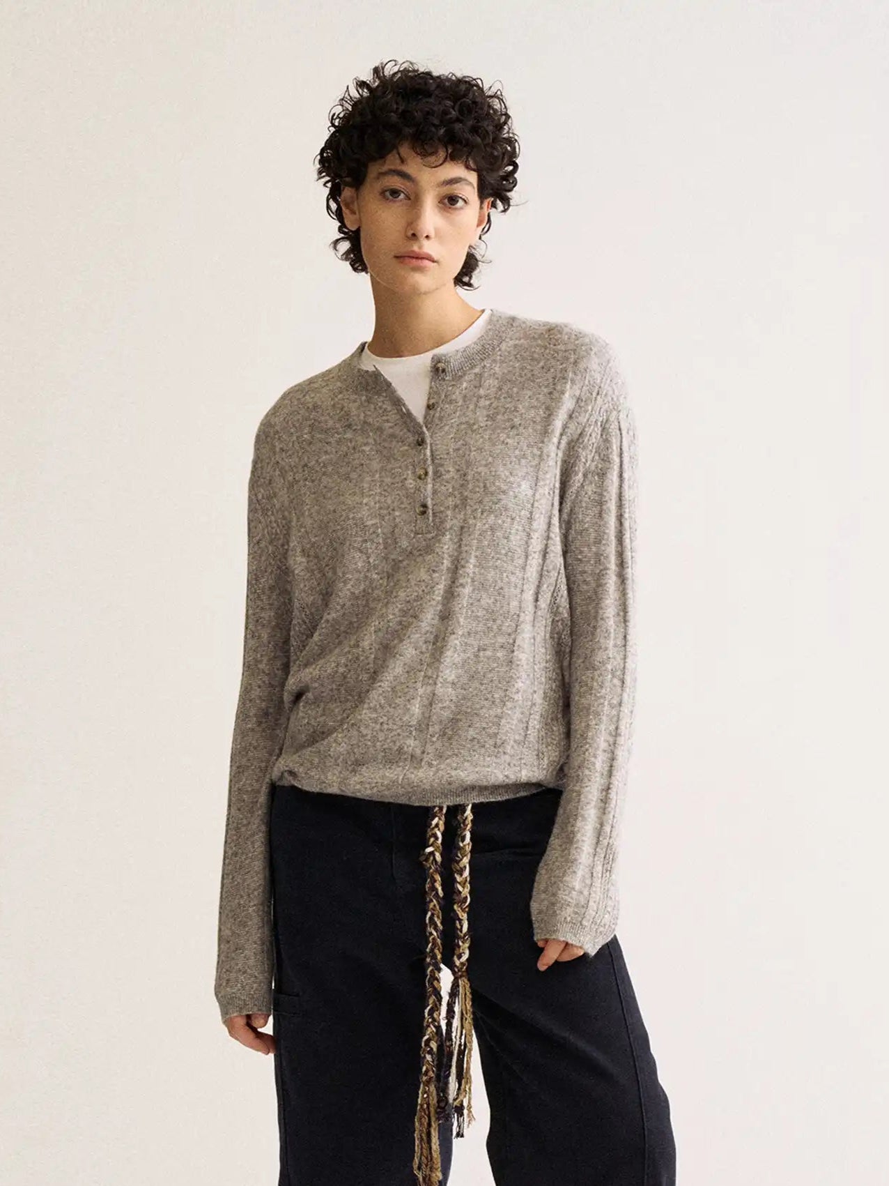 FirstFloor Henley Ribbed Sweater | Canton Collective