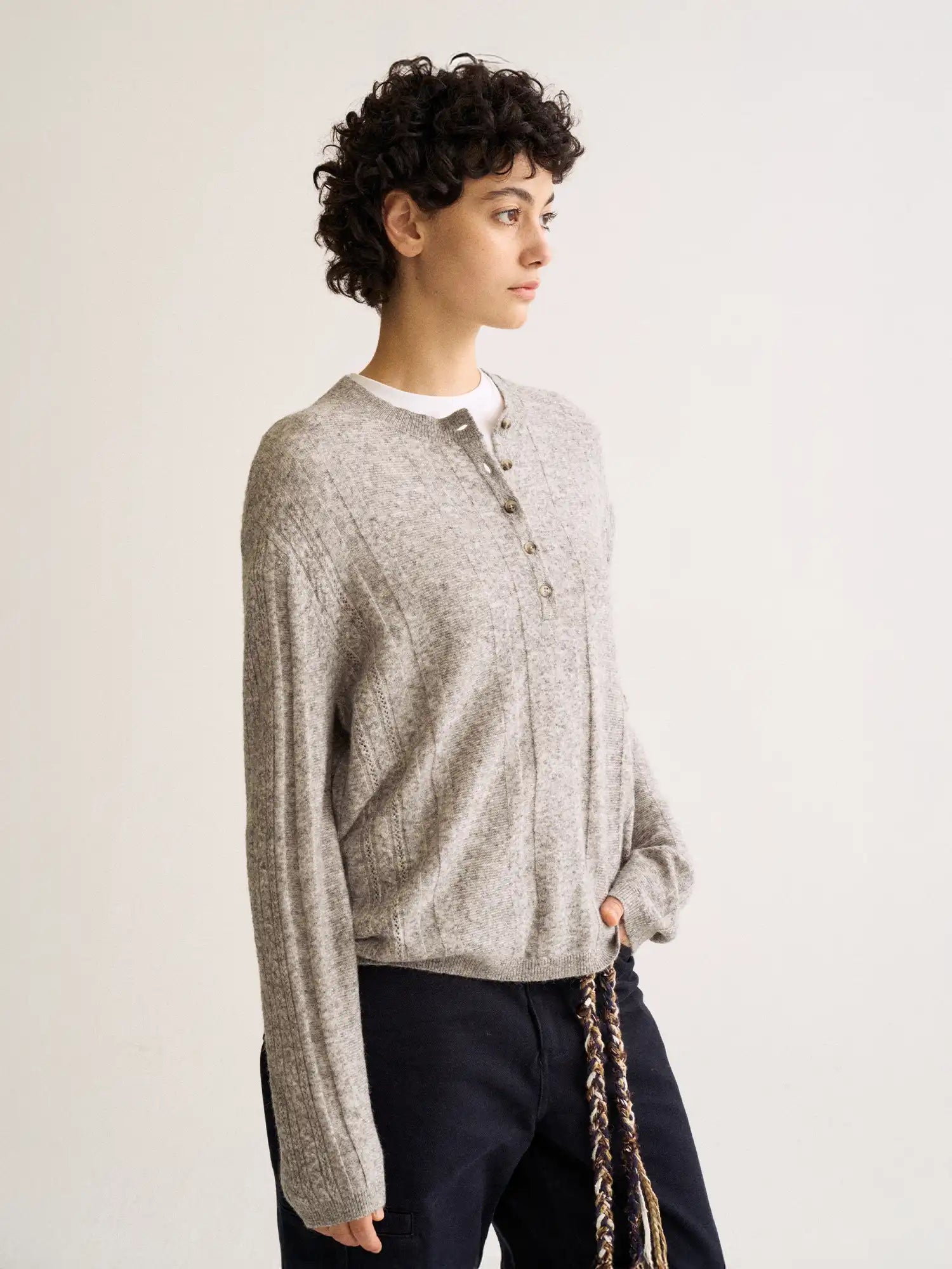 FirstFloor Henley Ribbed Sweater | Canton Collective