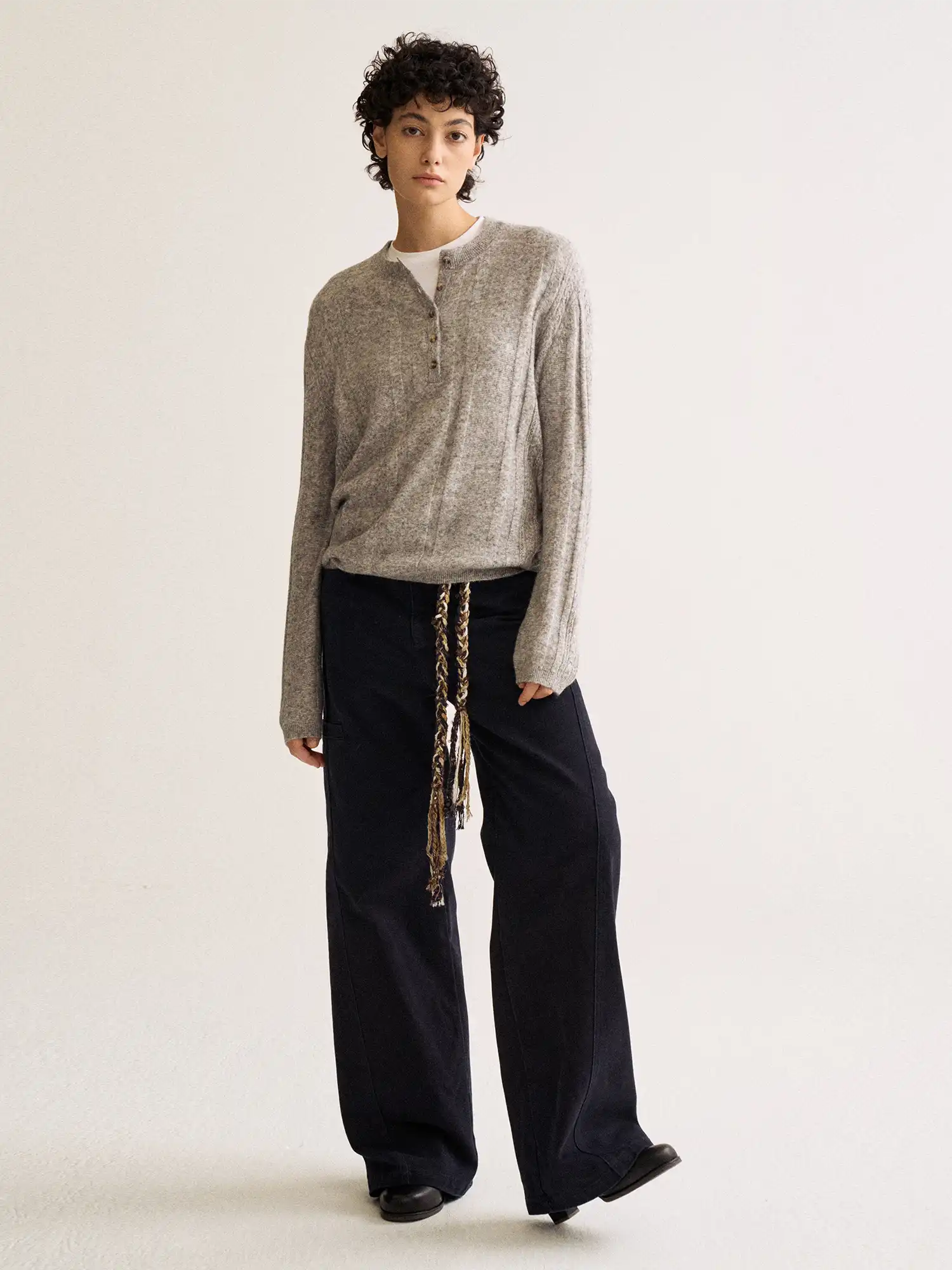 FirstFloor Henley Ribbed Sweater | Canton Collective