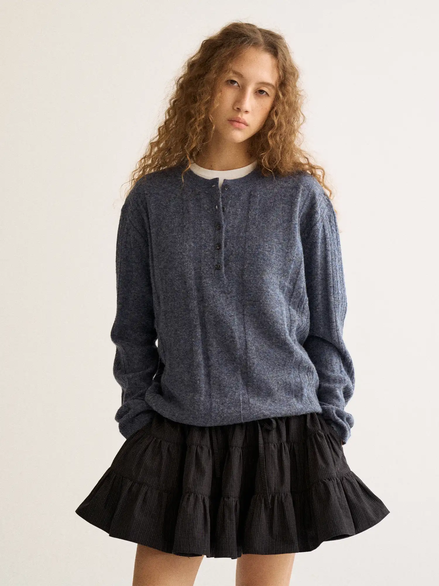 FirstFloor Henley Ribbed Sweater | Canton Collective