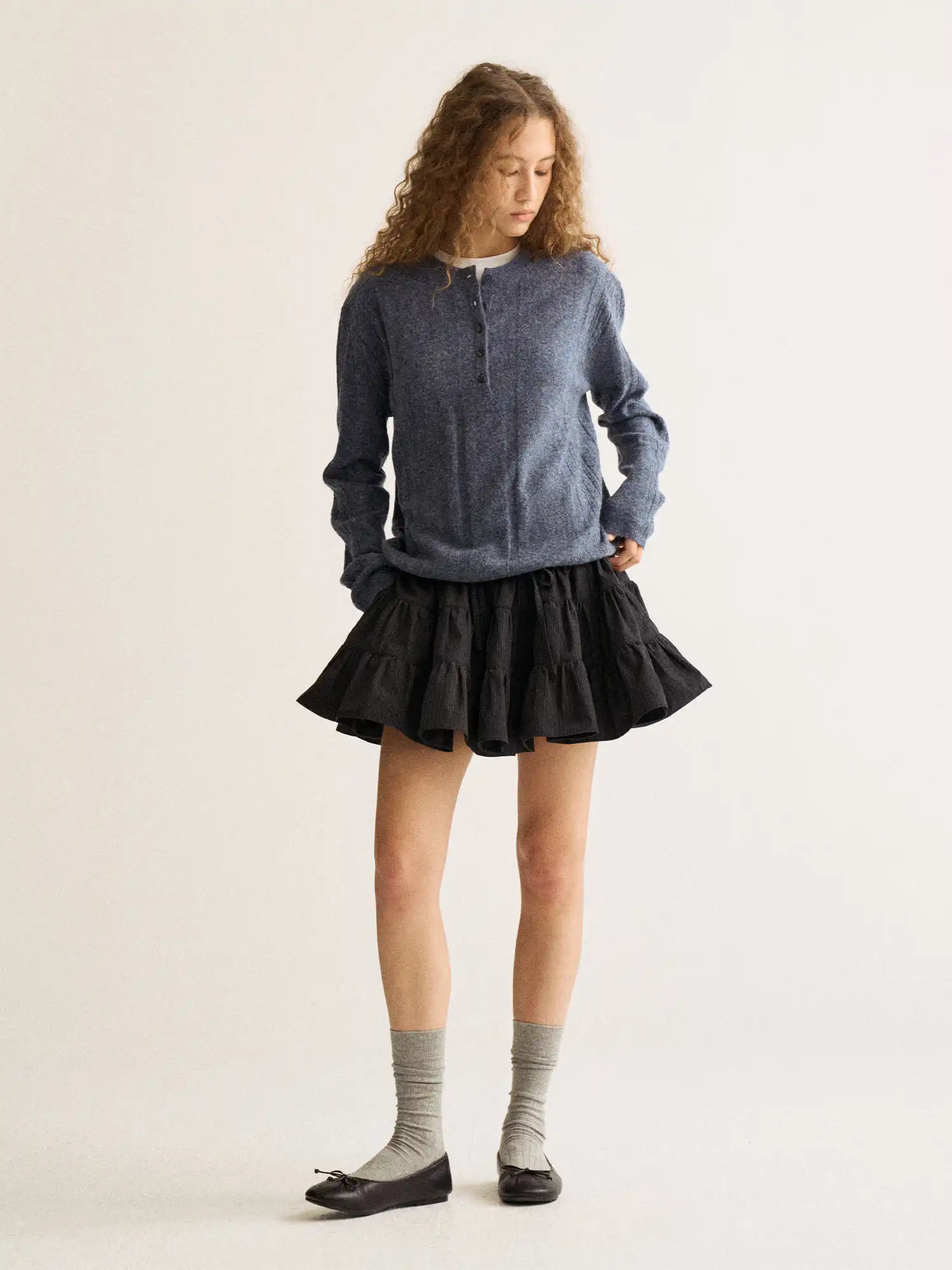 FirstFloor Henley Ribbed Sweater | Canton Collective