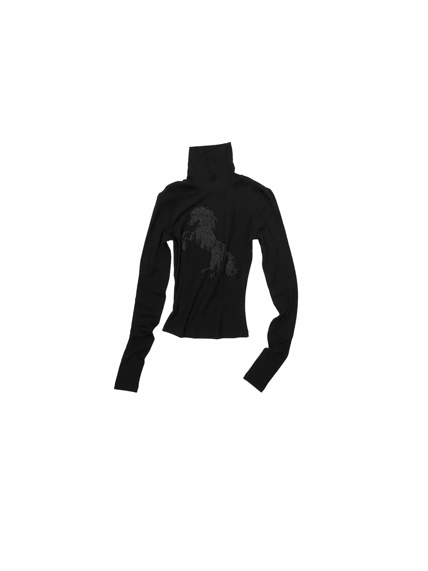 1Jinn Studio High-Neck Rhinestone Crop Top | Canton Collective