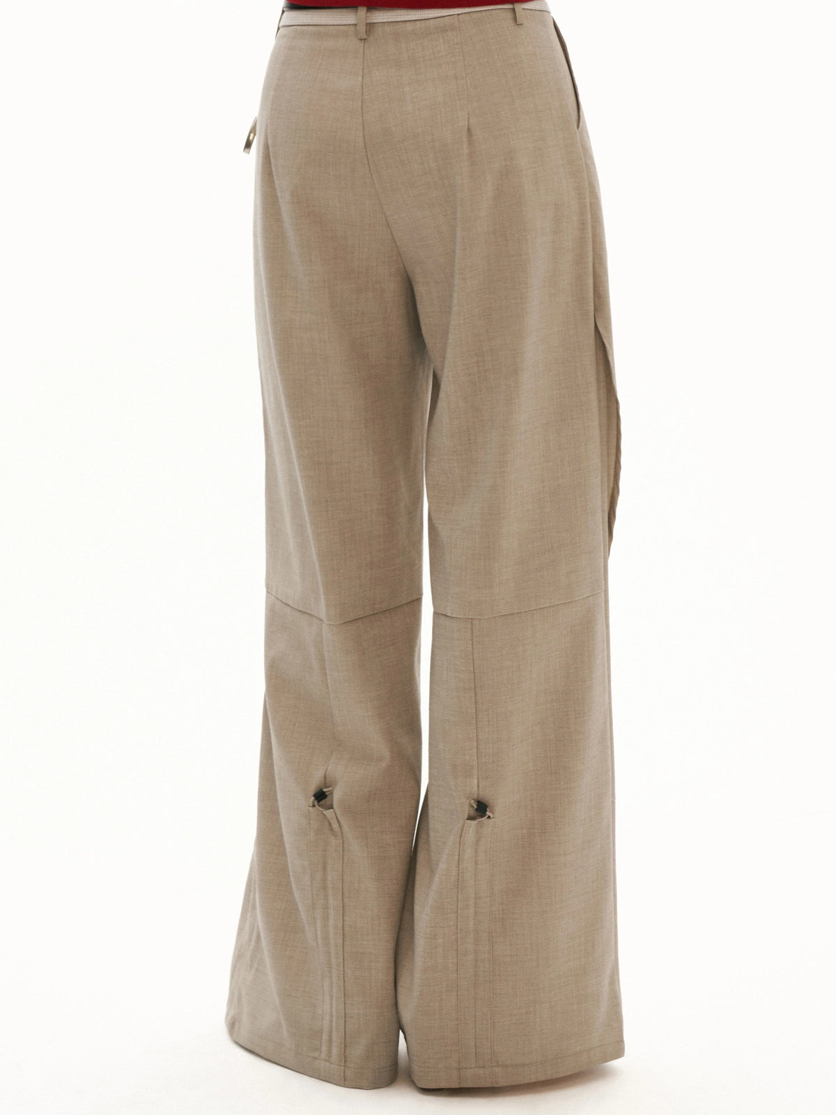 MAMC High Rise Button Fly Wide Leg Trouser | Canton Collective