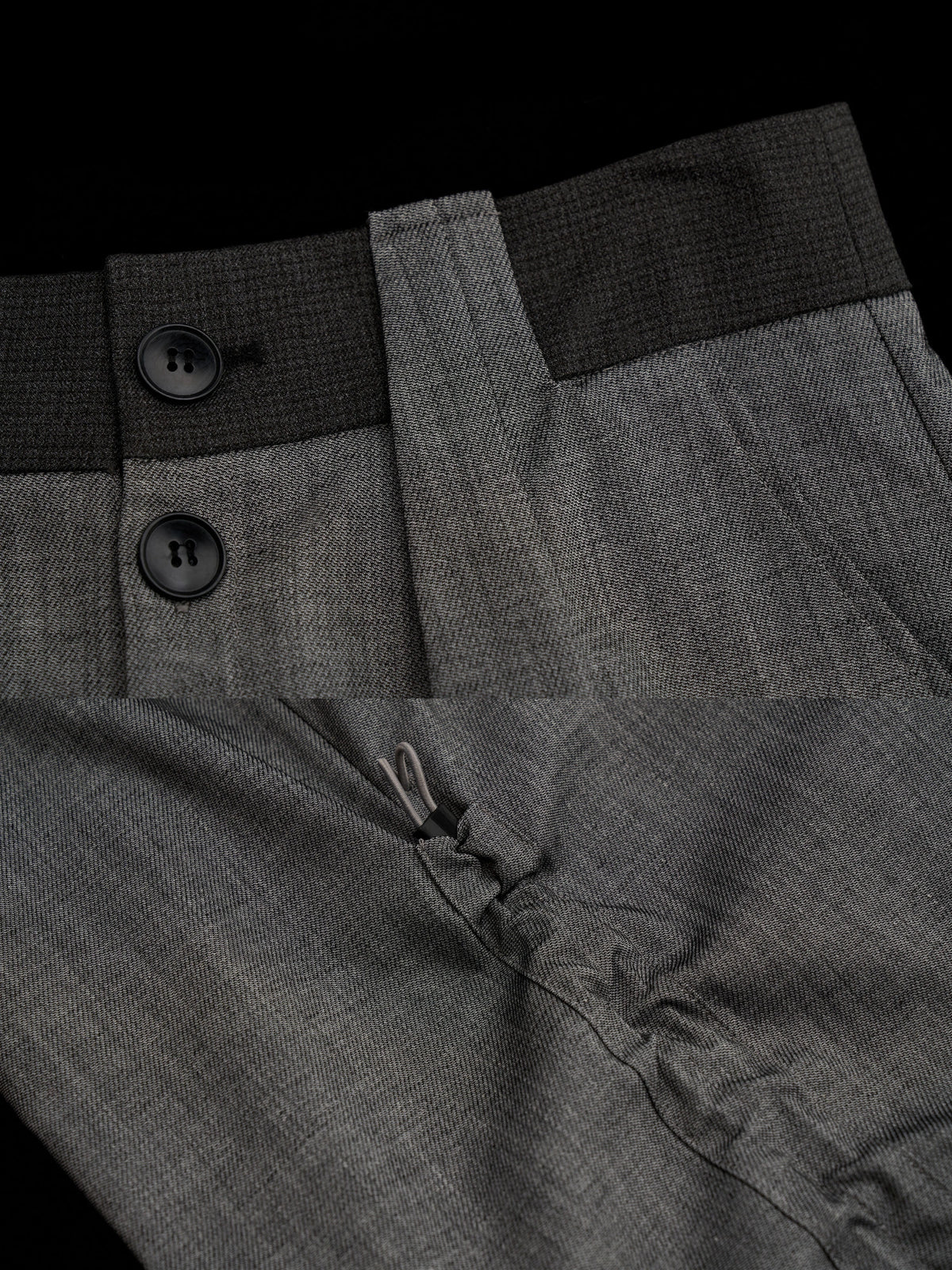 MAMC High Rise Button Fly Wide Leg Trouser | Canton Collective
