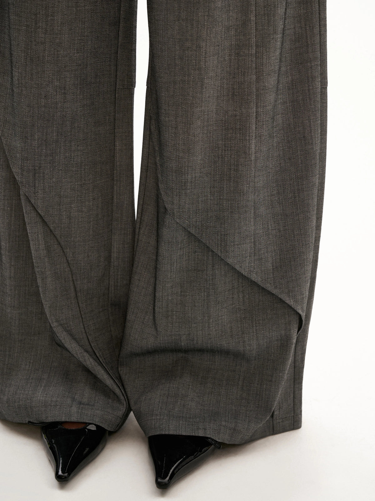 MAMC High Rise Button Fly Wide Leg Trouser | Canton Collective