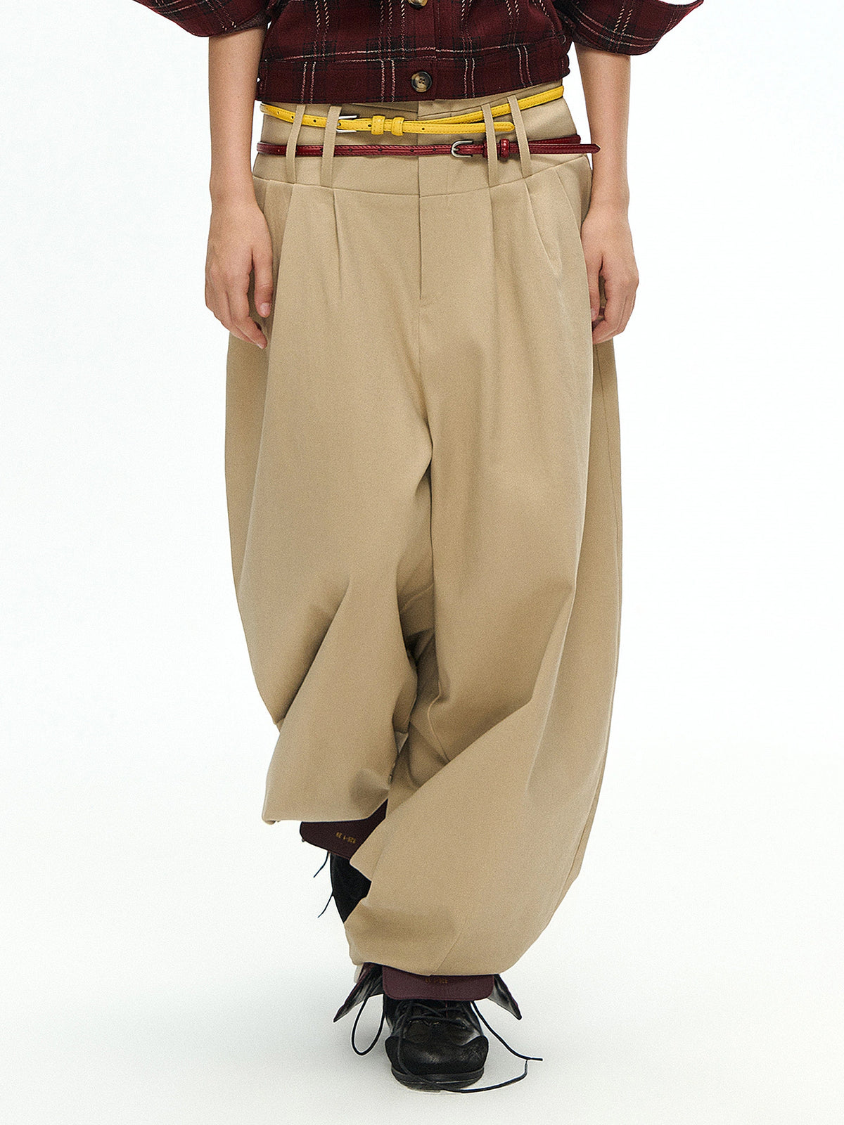 Deleteex High Rise Fold Over Balloon Jeans | Canton Collective