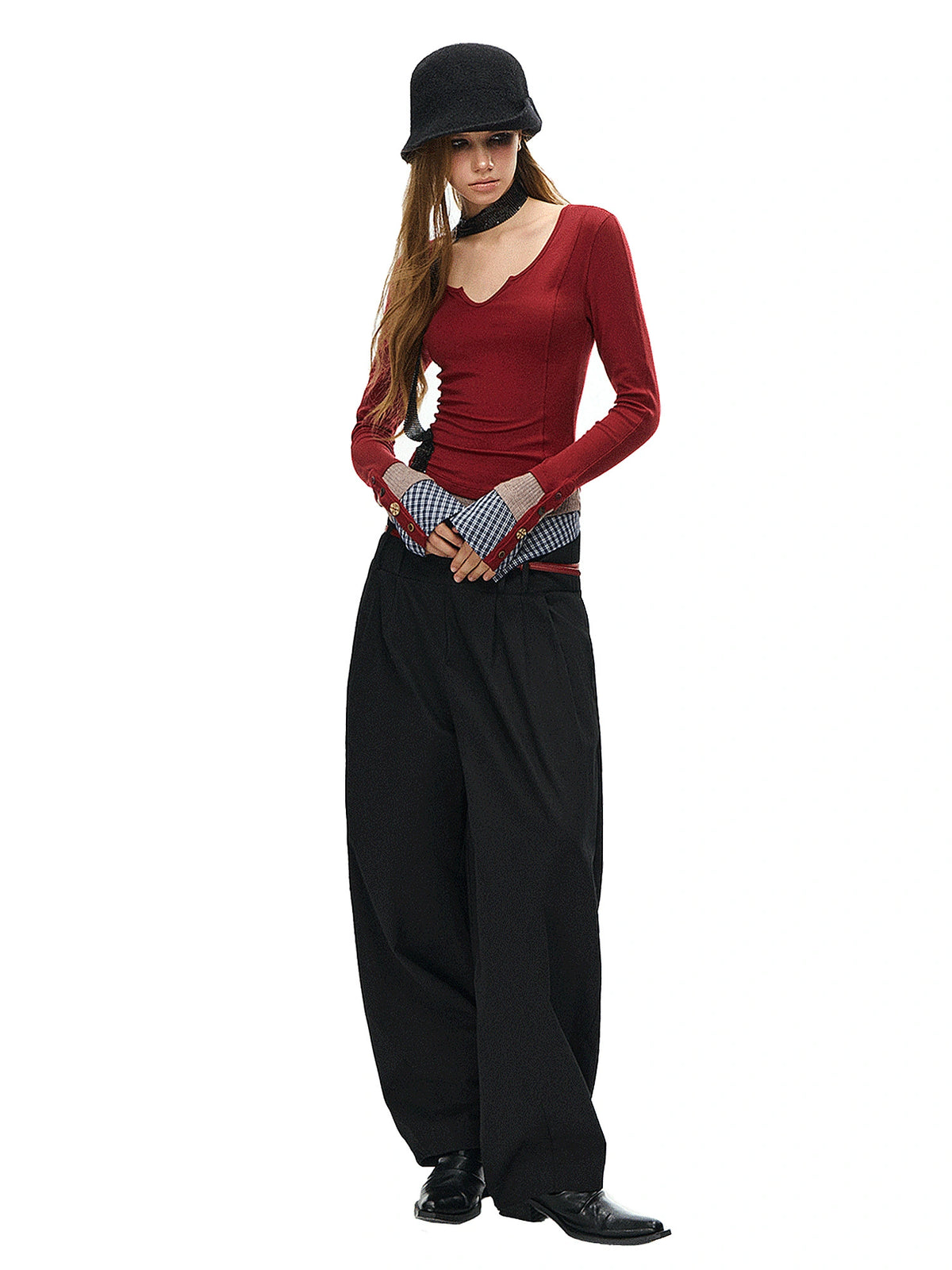 Deleteex High Rise Fold Over Balloon Jeans | Canton Collective