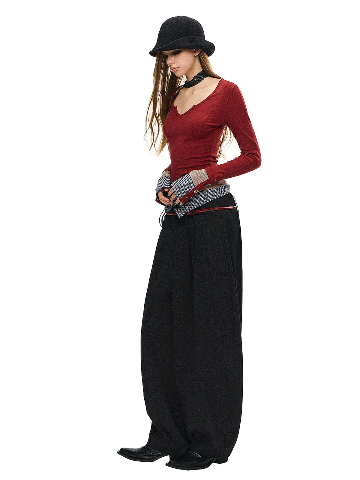 Deleteex High Rise Fold Over Balloon Jeans | Canton Collective
