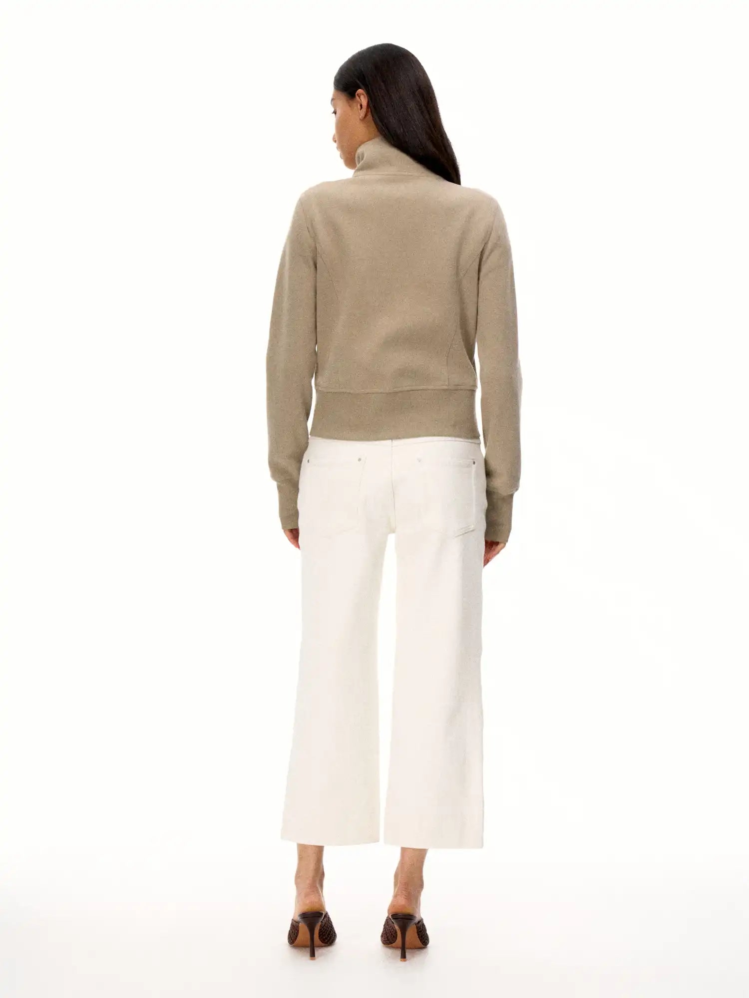 FirstFloor Highly Elastic Knitted Turtleneck Jacket | Canton Collective