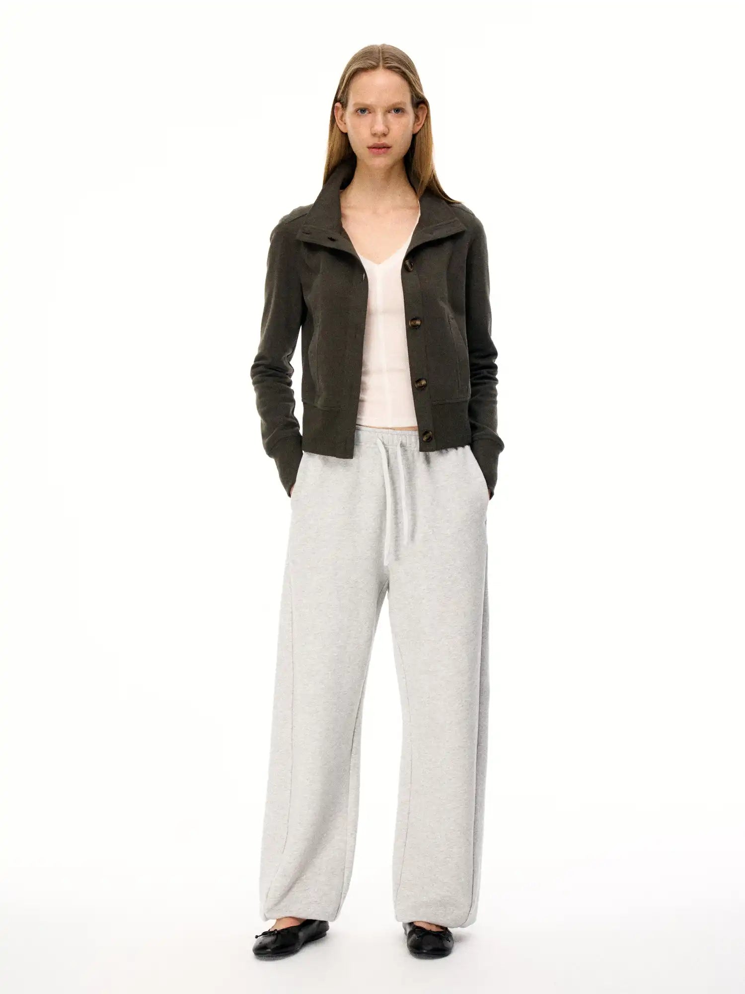 FirstFloor Highly Elastic Knitted Turtleneck Jacket | Canton Collective