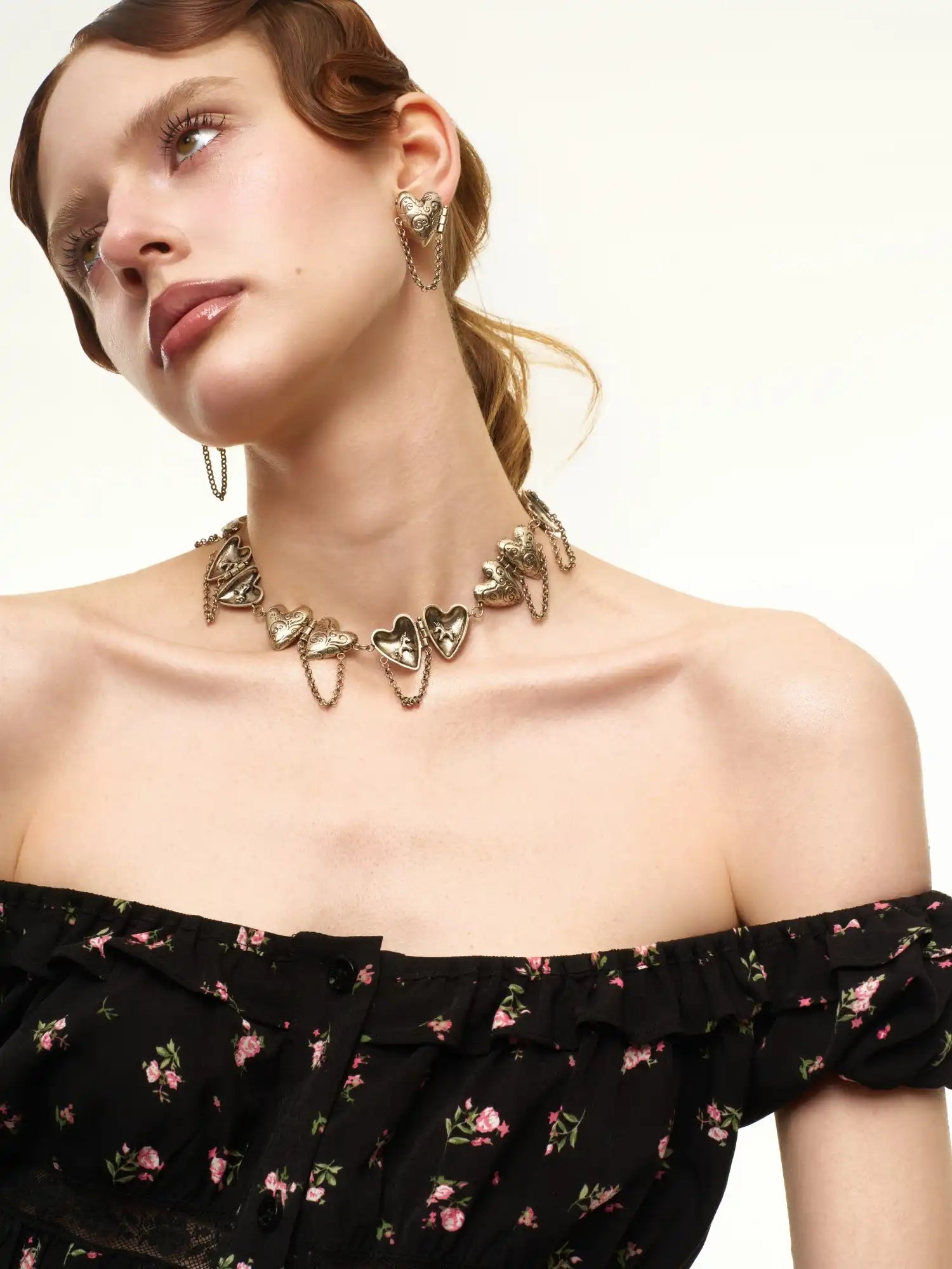 1Jinn M2M Hinged Double Heart Locket Earrings | Canton Collective