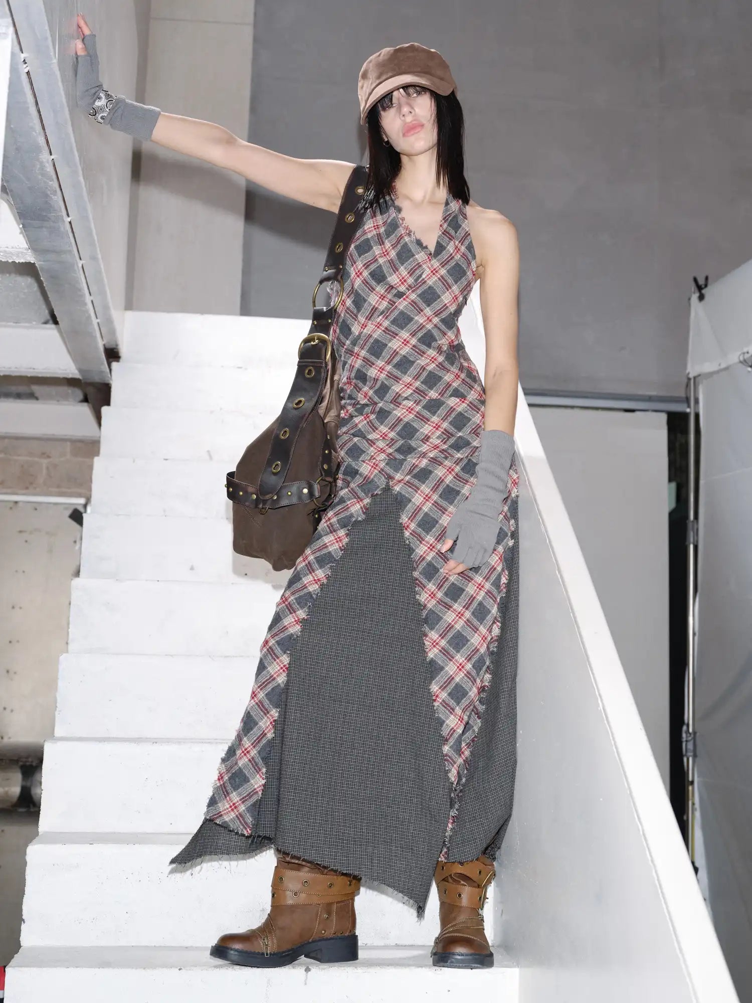2th Desire Hobo Wool Halterneck Dress | Canton Collective