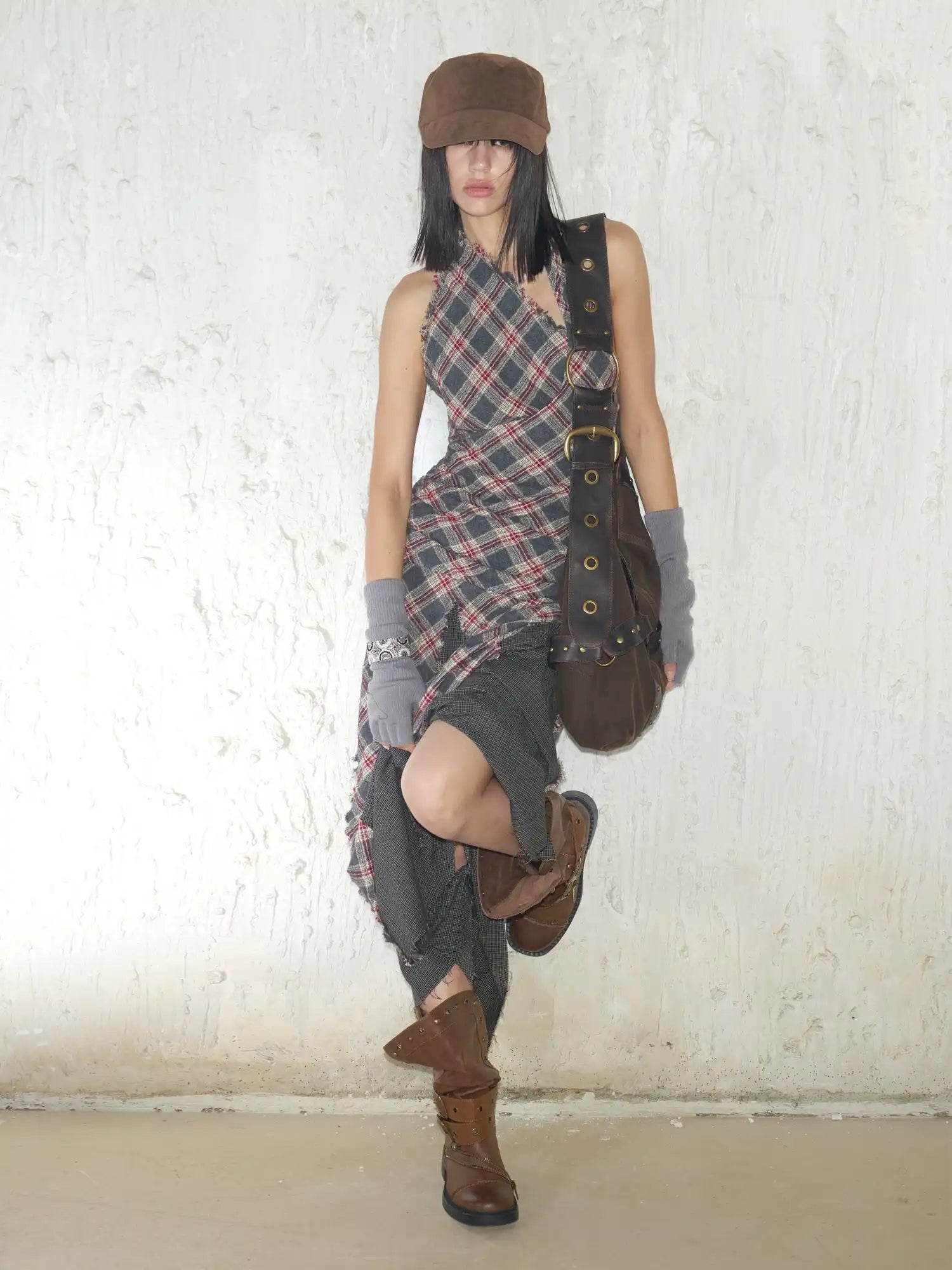 2th Desire Hobo Wool Halterneck Dress | Canton Collective