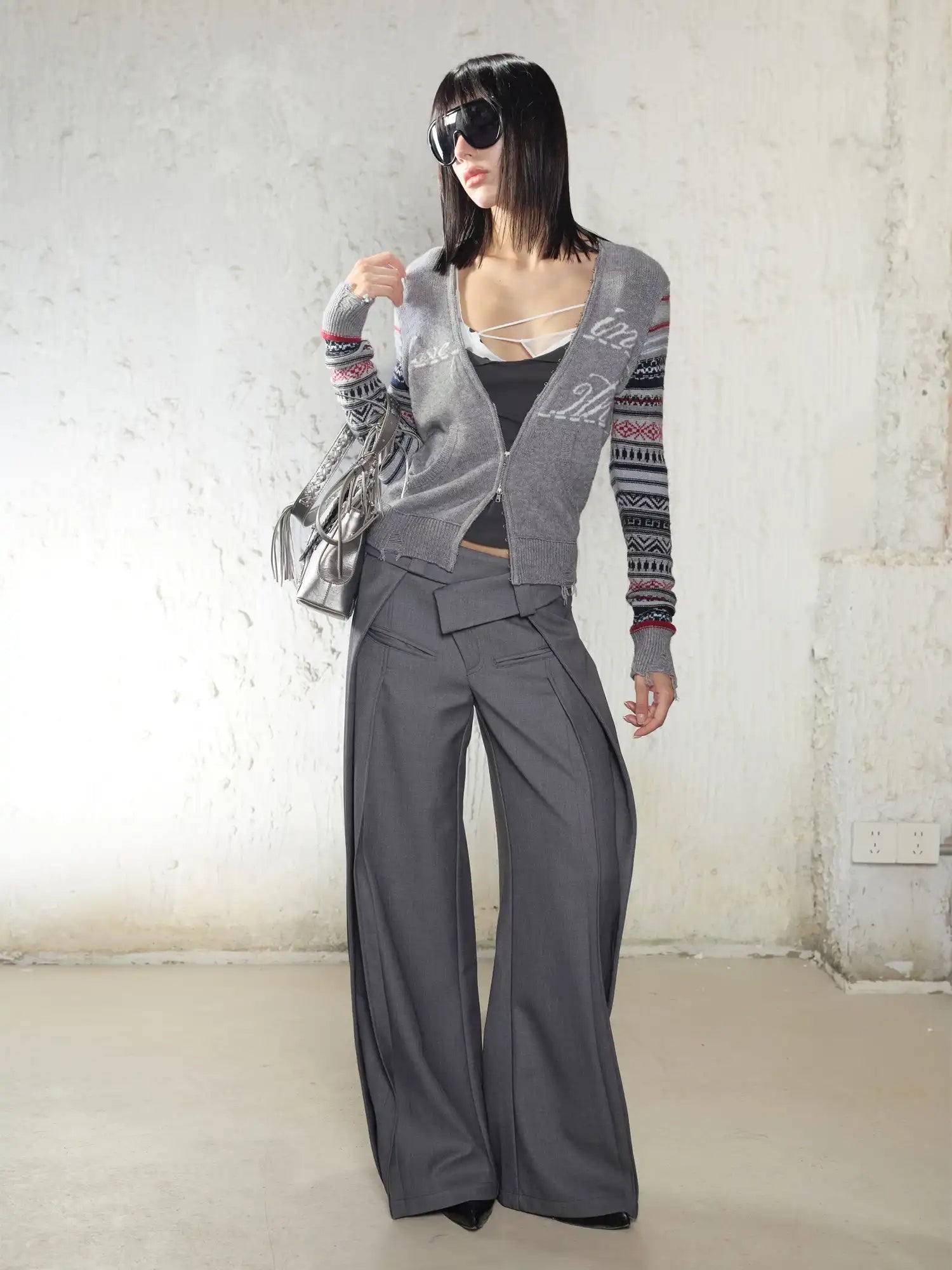 2th Desire Irregular Waistband Pants | Canton Collective