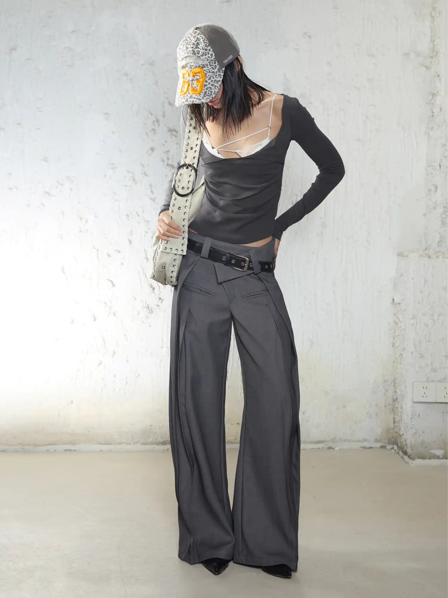 2th Desire Irregular Waistband Pants | Canton Collective