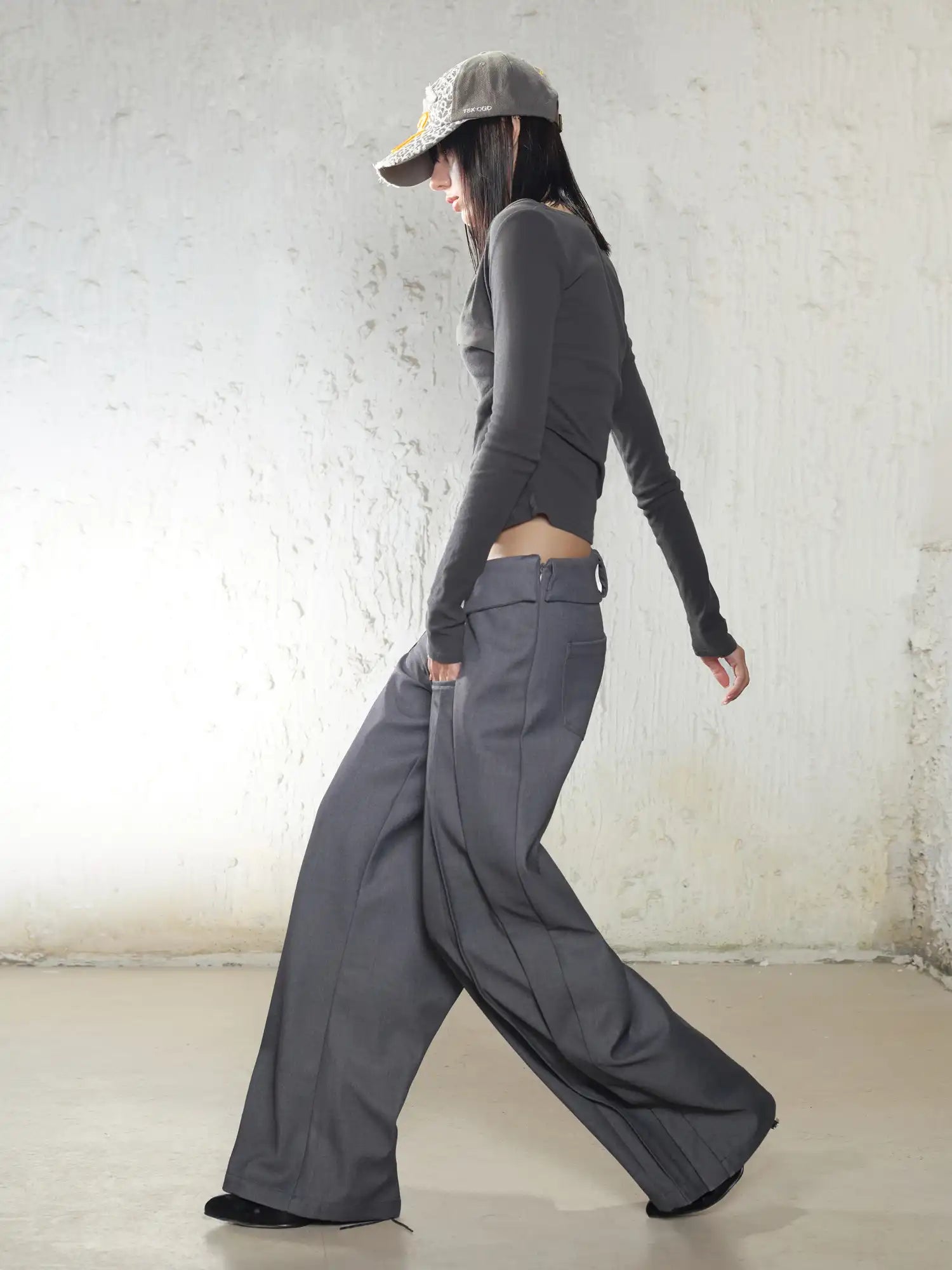2th Desire Irregular Waistband Pants | Canton Collective