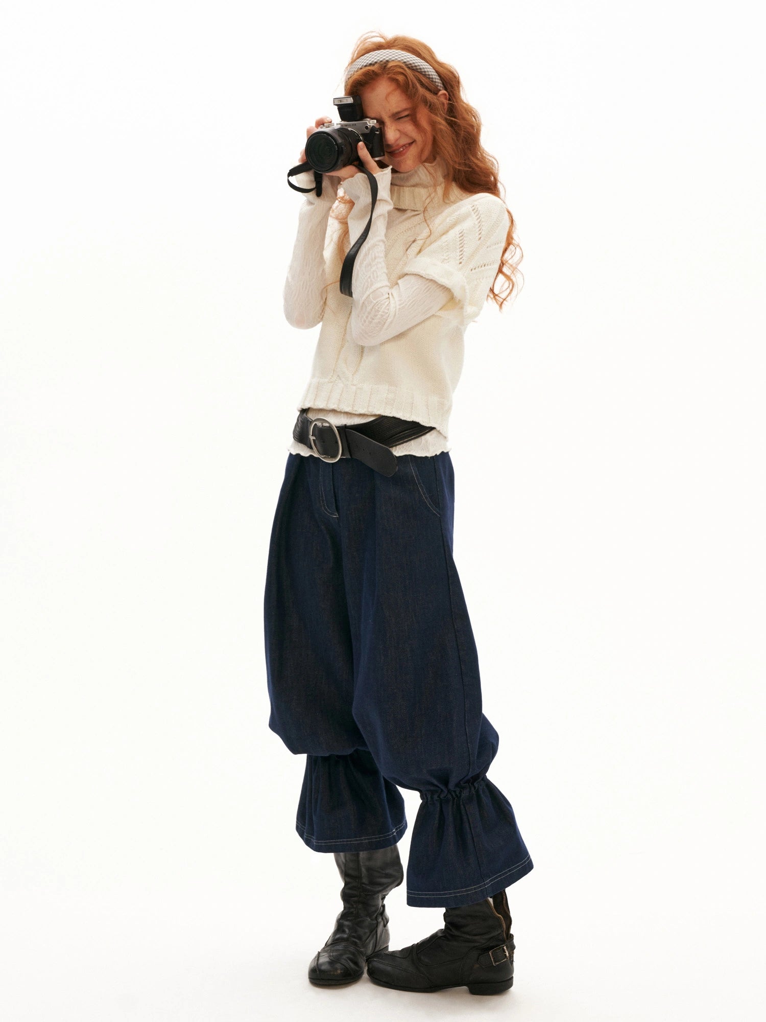 MAMC Keyhole Short Sleeve Cable Knit Sweater | Canton Collective