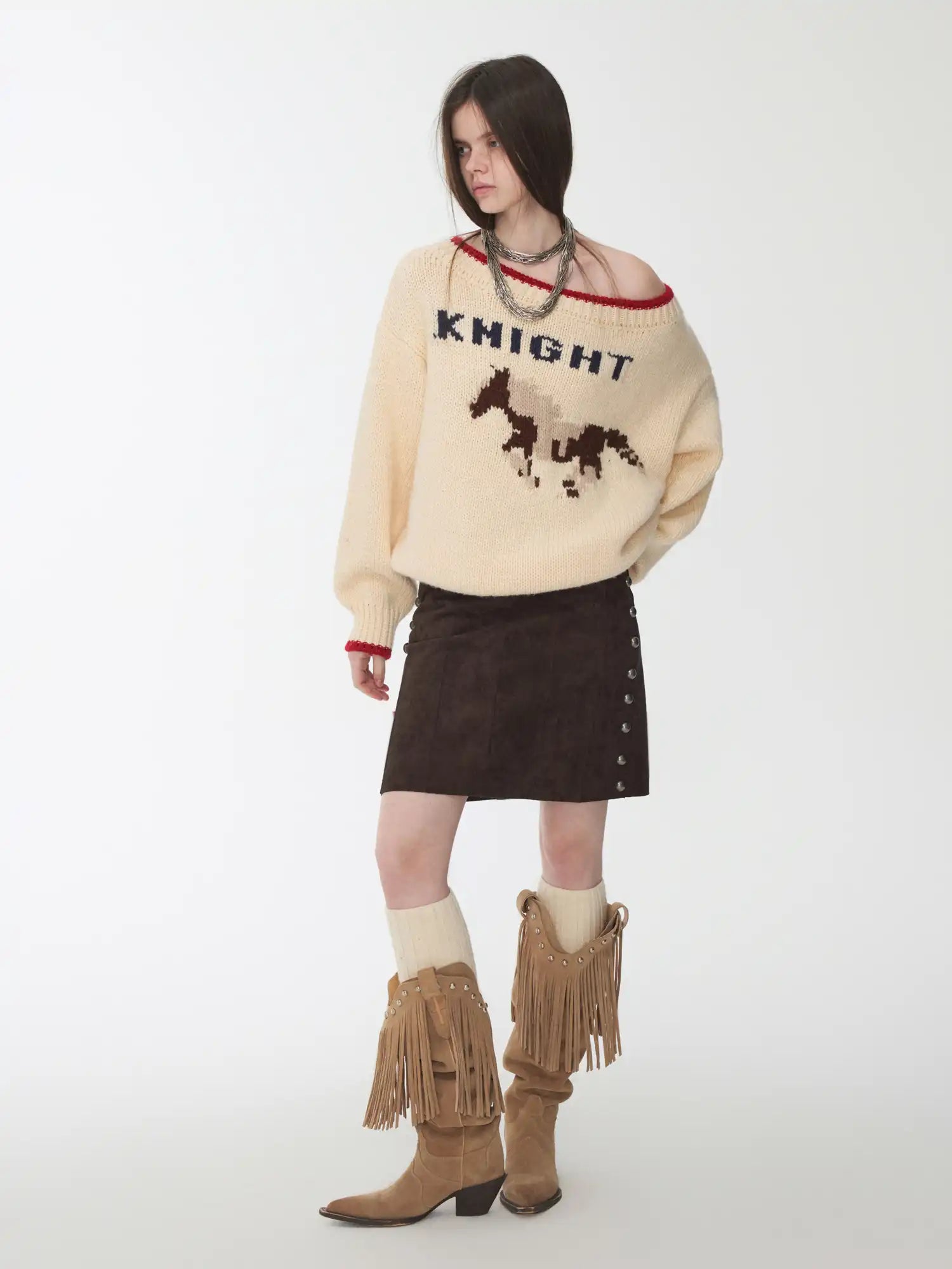 1Jinn Studio Knight Off-Shoulder Sweater | Canton Collective