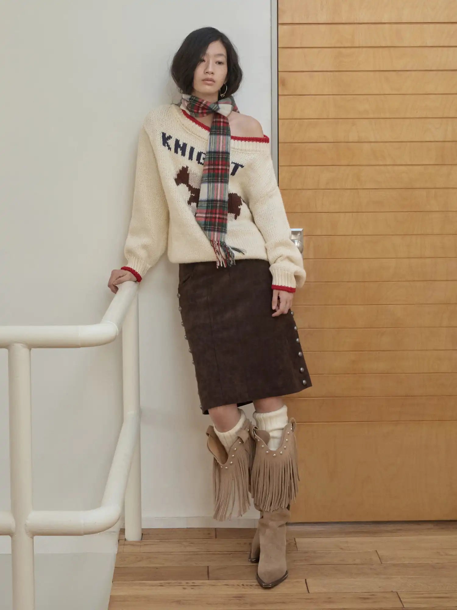 1Jinn Studio Knight Off-Shoulder Sweater | Canton Collective