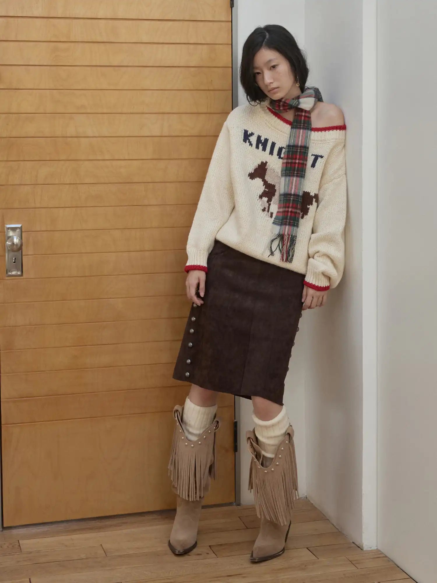 1Jinn Studio Knight Off-Shoulder Sweater | Canton Collective