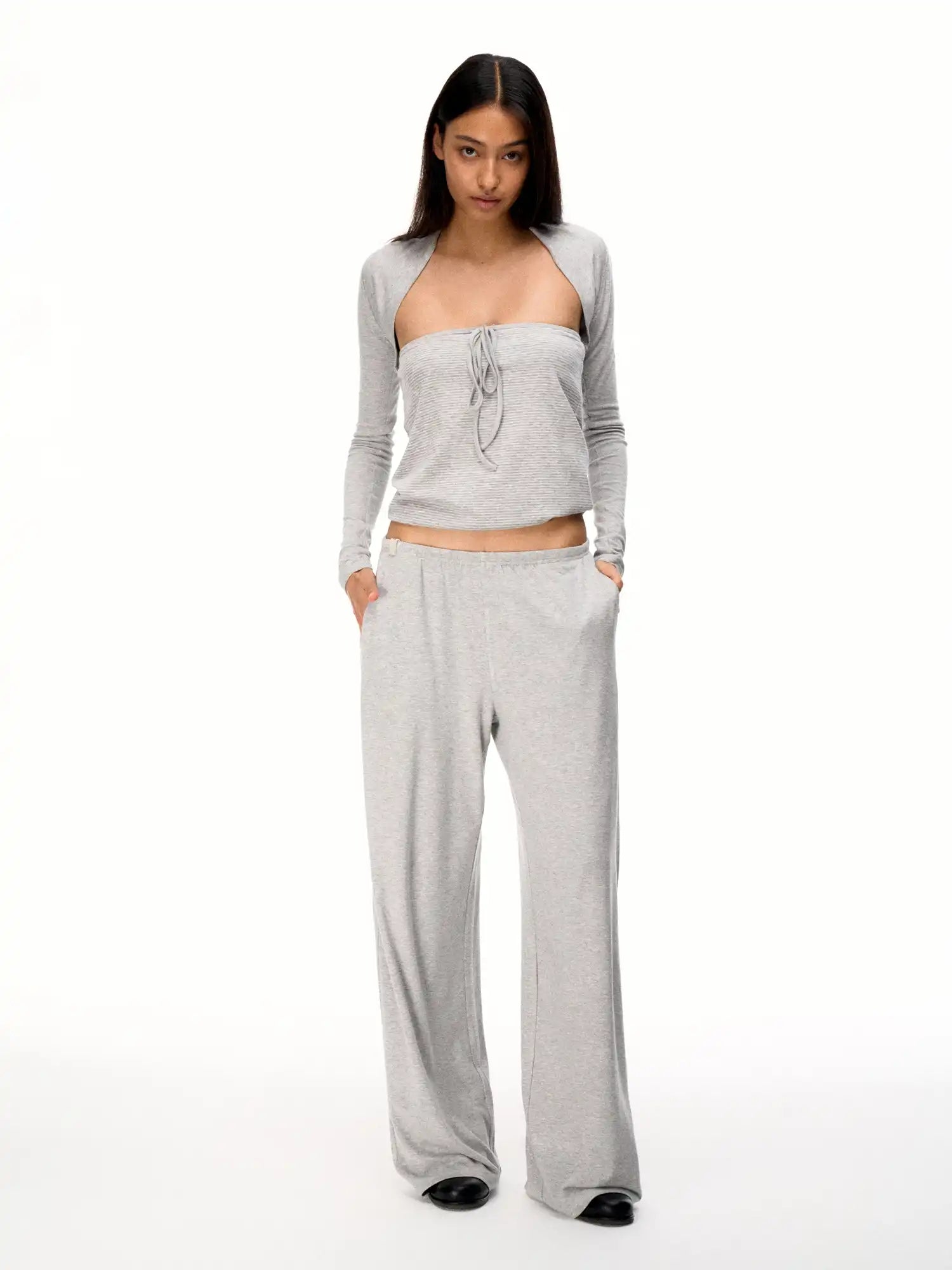 FirstFloor Knitted Striped Tie-Up Tube set | Canton Collective