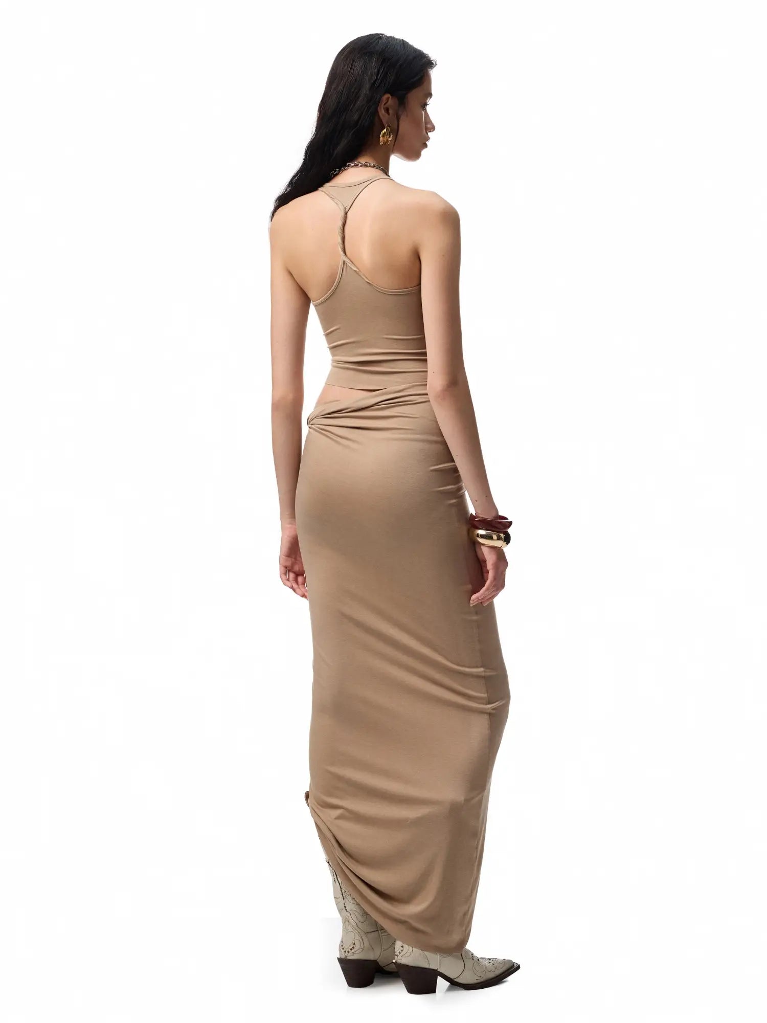 1Jinn Studio Knot-Back Sculpt Skirt | Canton Collective