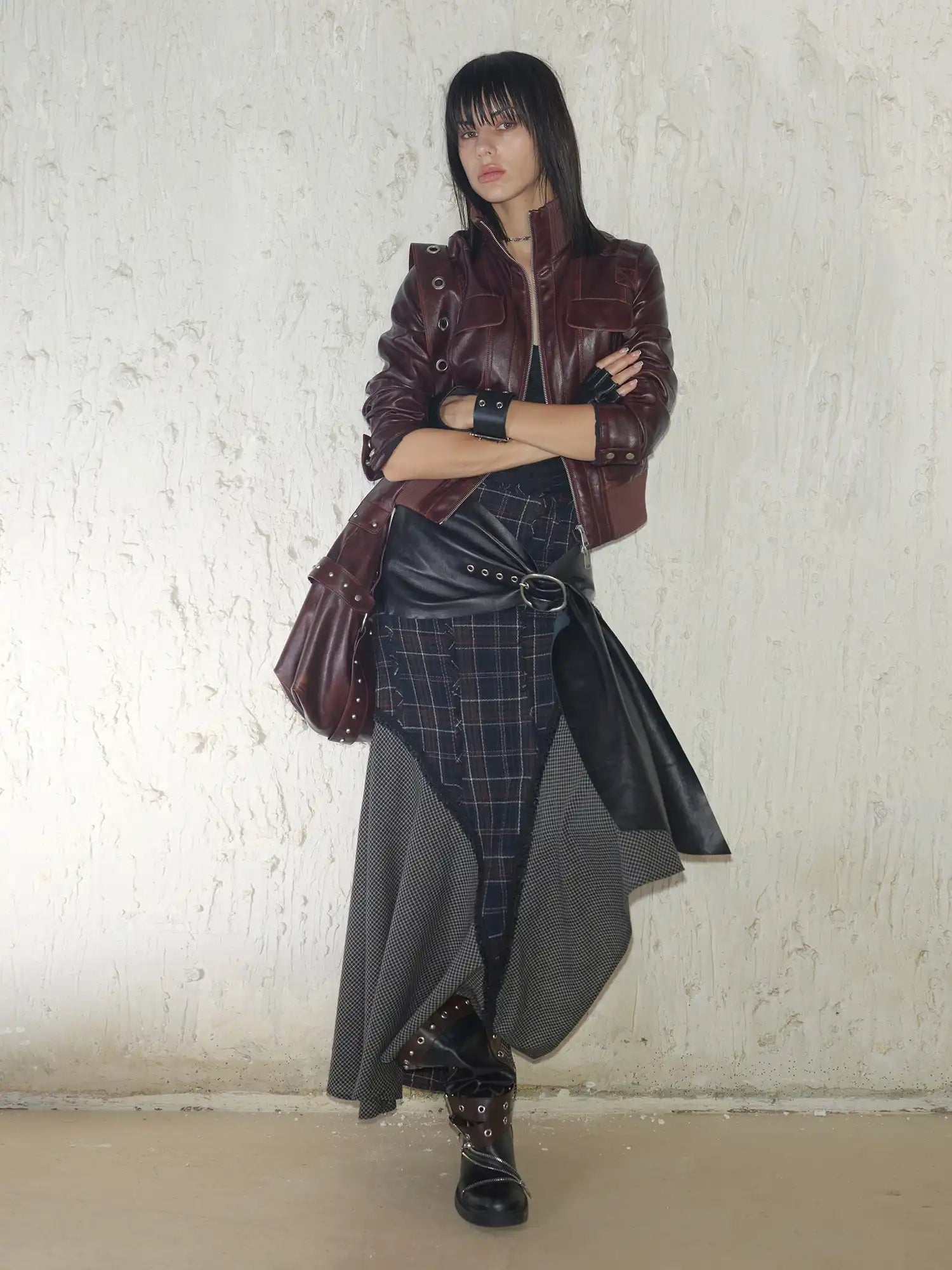 2th Desire Spliced Irregular Skirt | Canton Collective