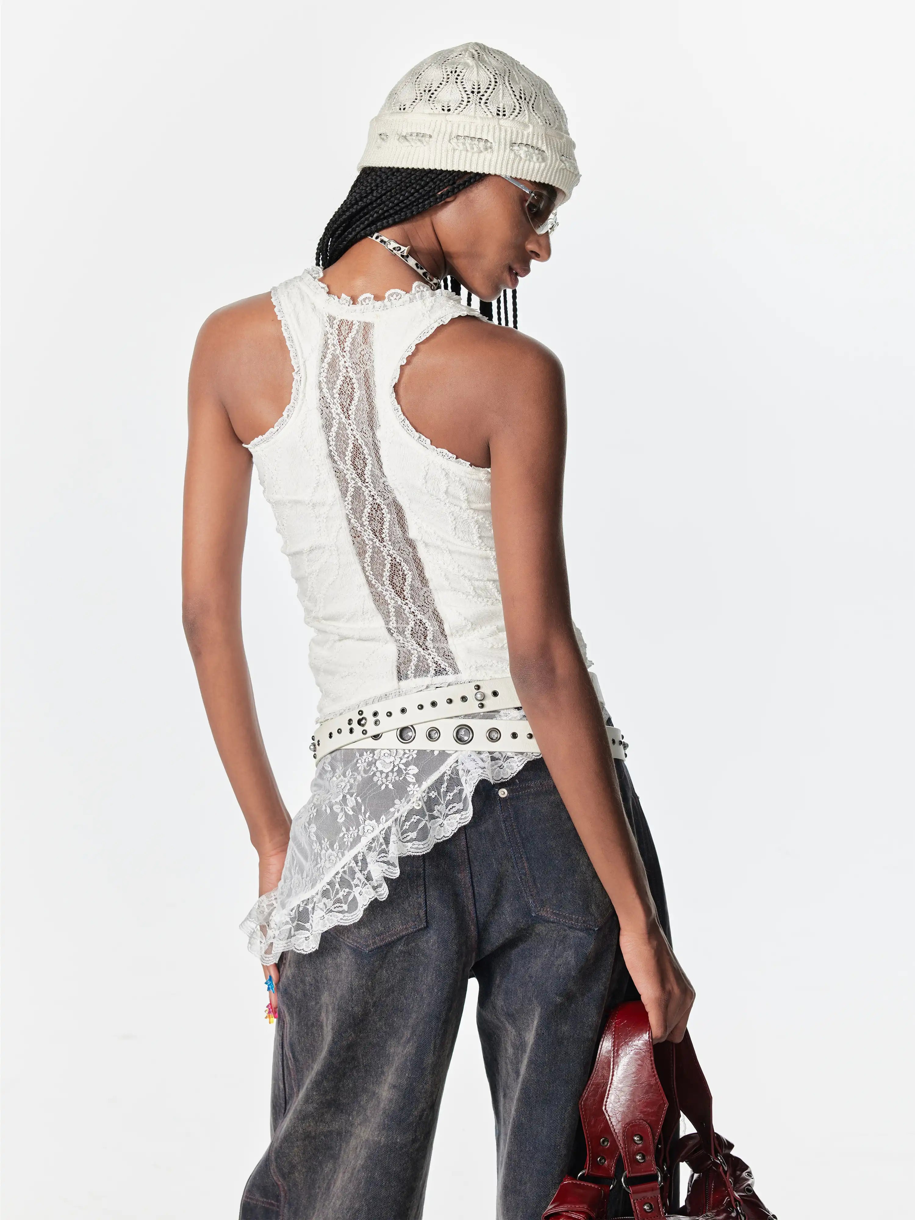 2th Lace Overlay Skirt | Canton Collective