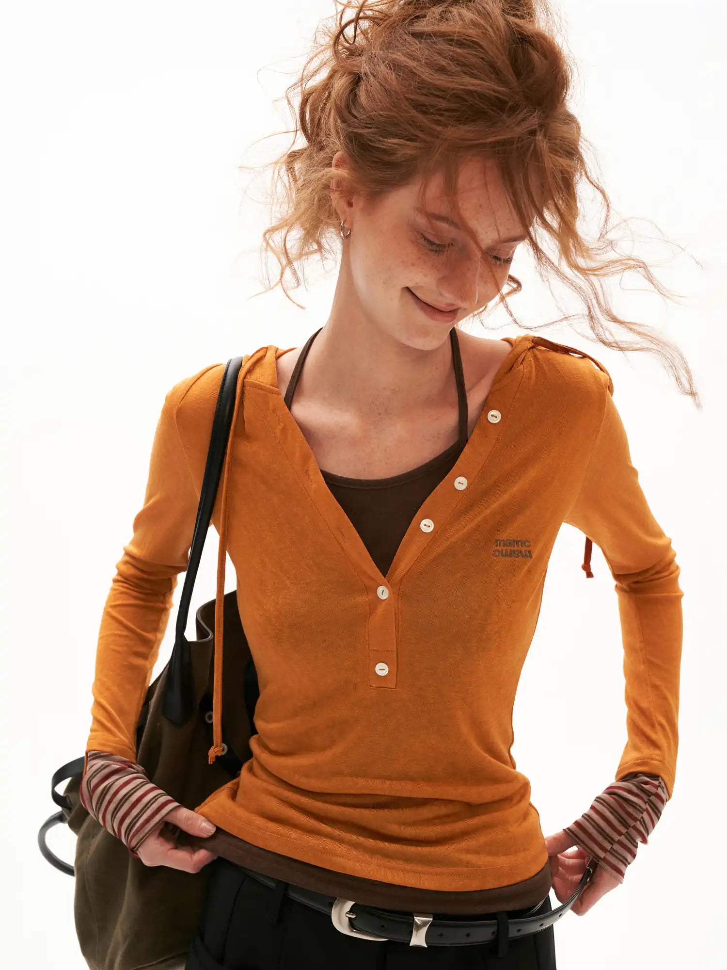 MAMC Layered Hooded Henley Top | Canton Collective
