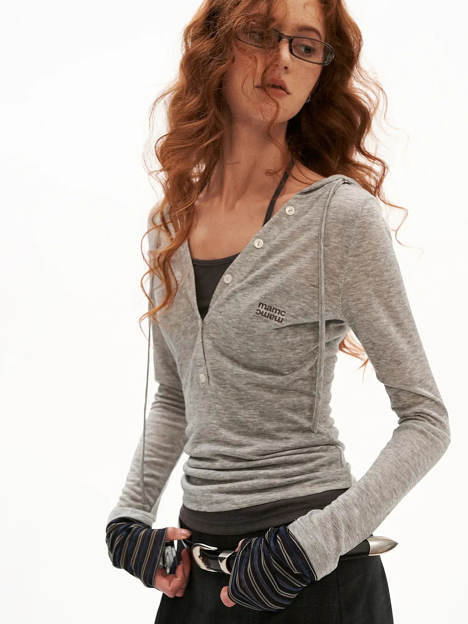 MAMC Layered Hooded Henley Top | Canton Collective