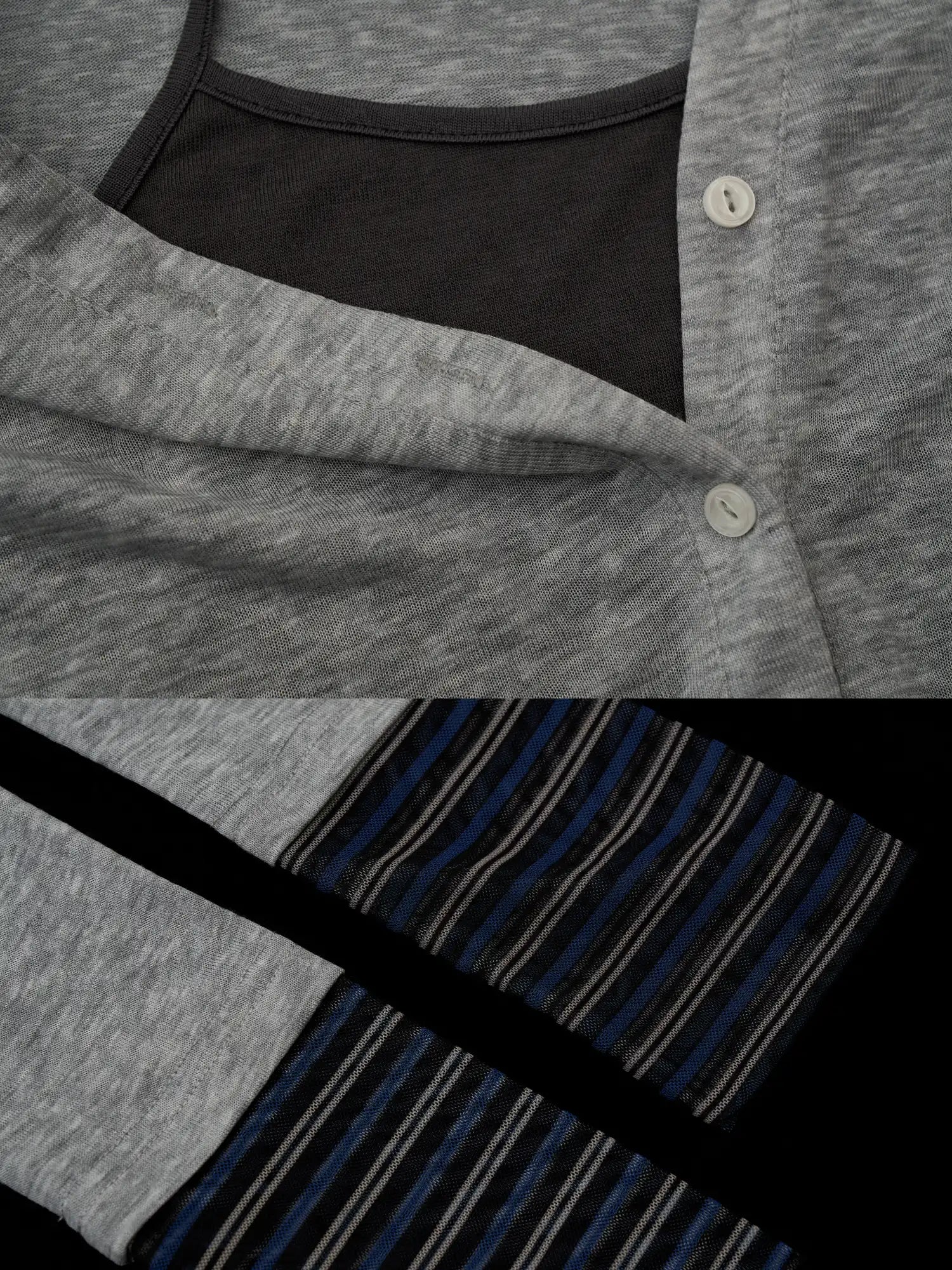 MAMC Layered Hooded Henley Top | Canton Collective