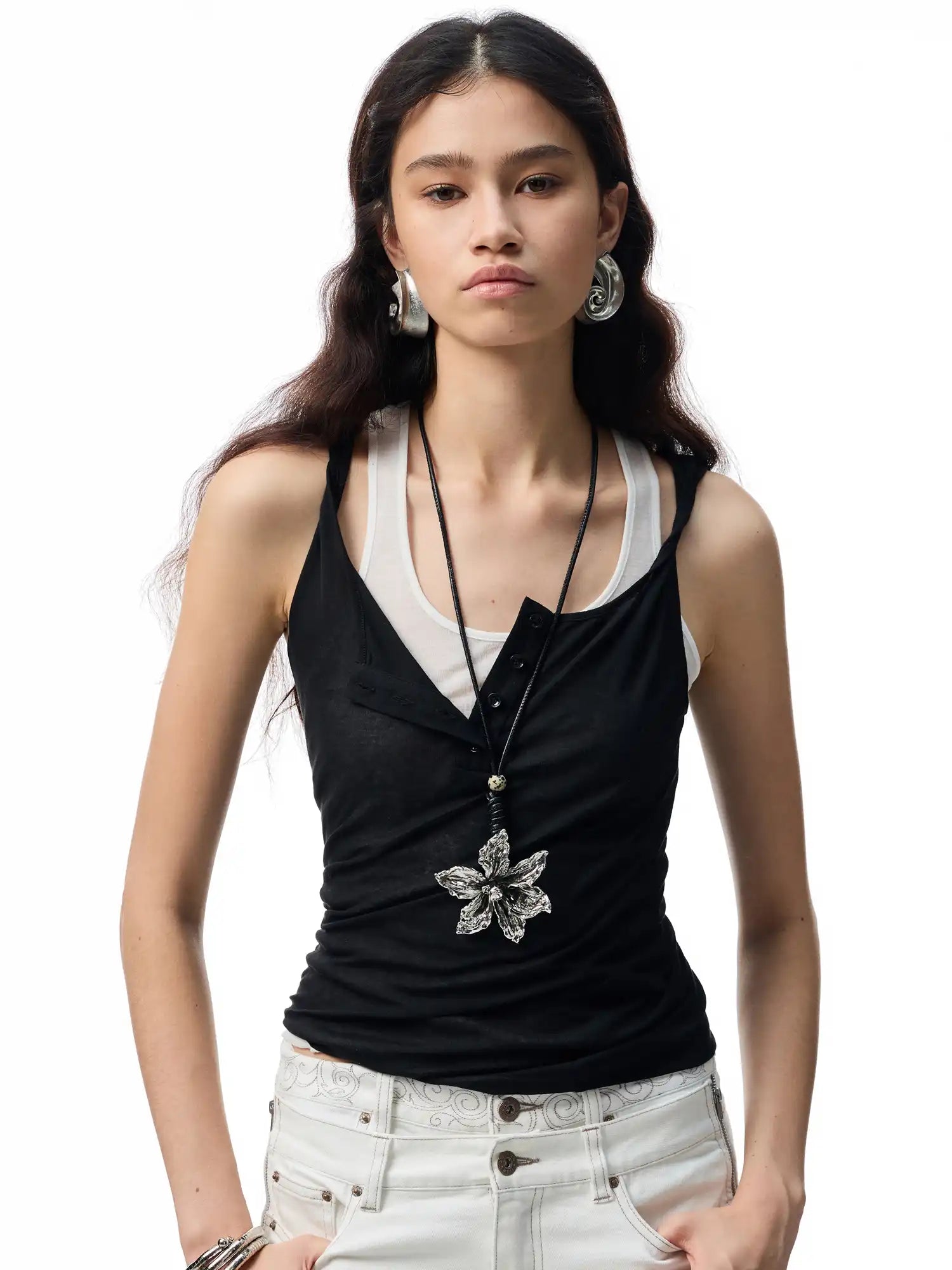 1Jinn Studio Layered Look Tank Top | Canton Collective