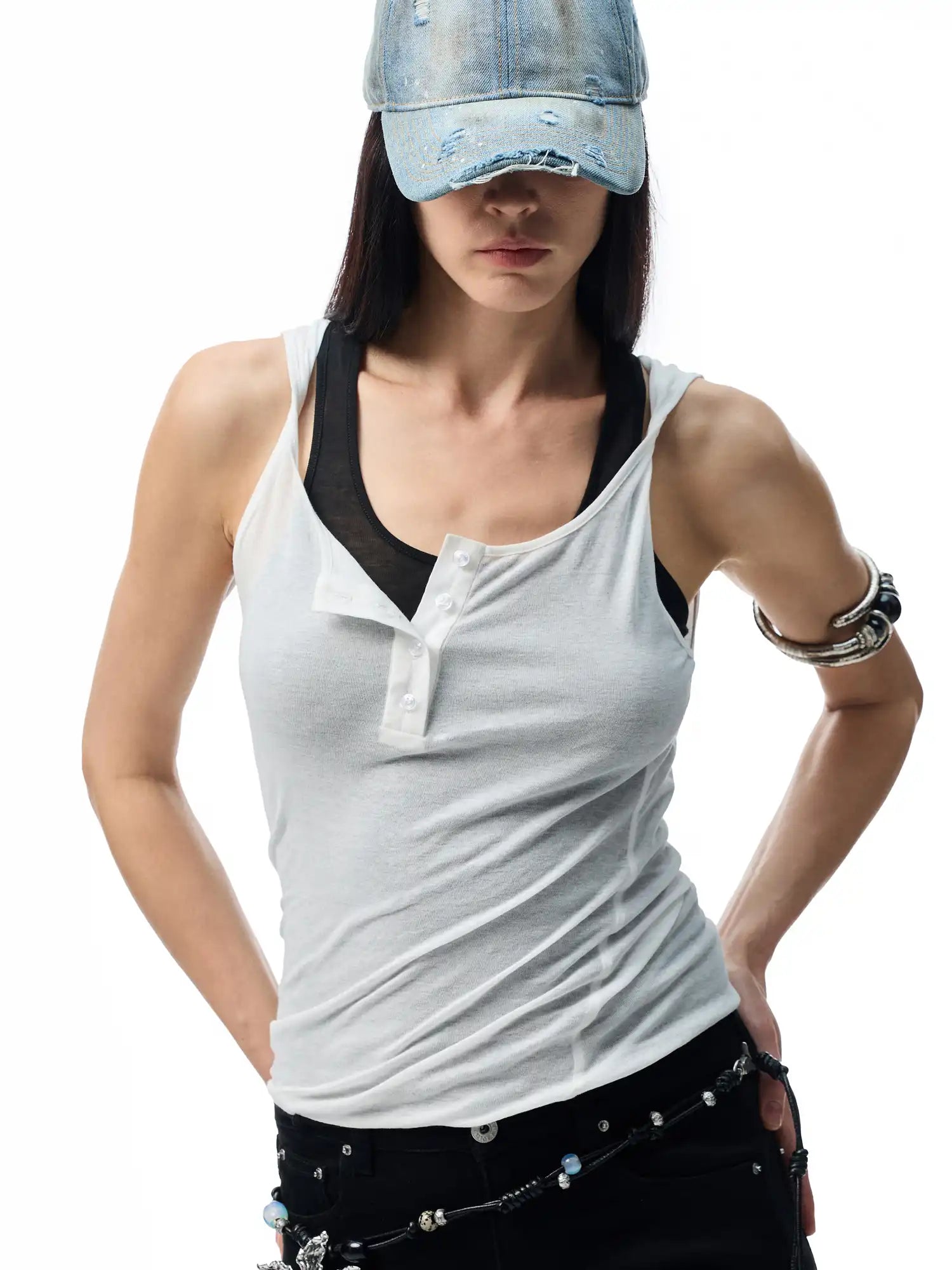 1Jinn Studio Layered Look Tank Top | Canton Collective
