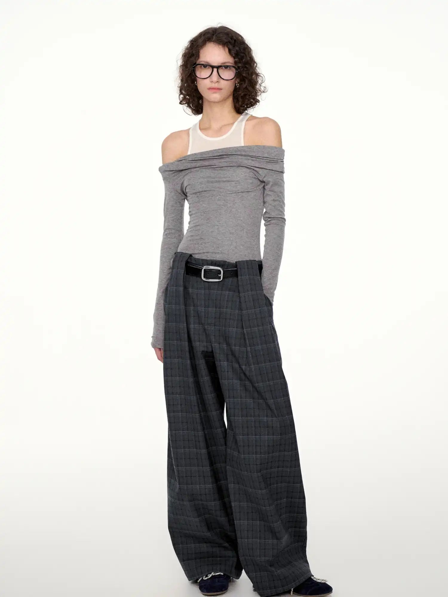 FIRST FLOOR Layered Off-Shoulder Long Sleeve Top | Canton Collective